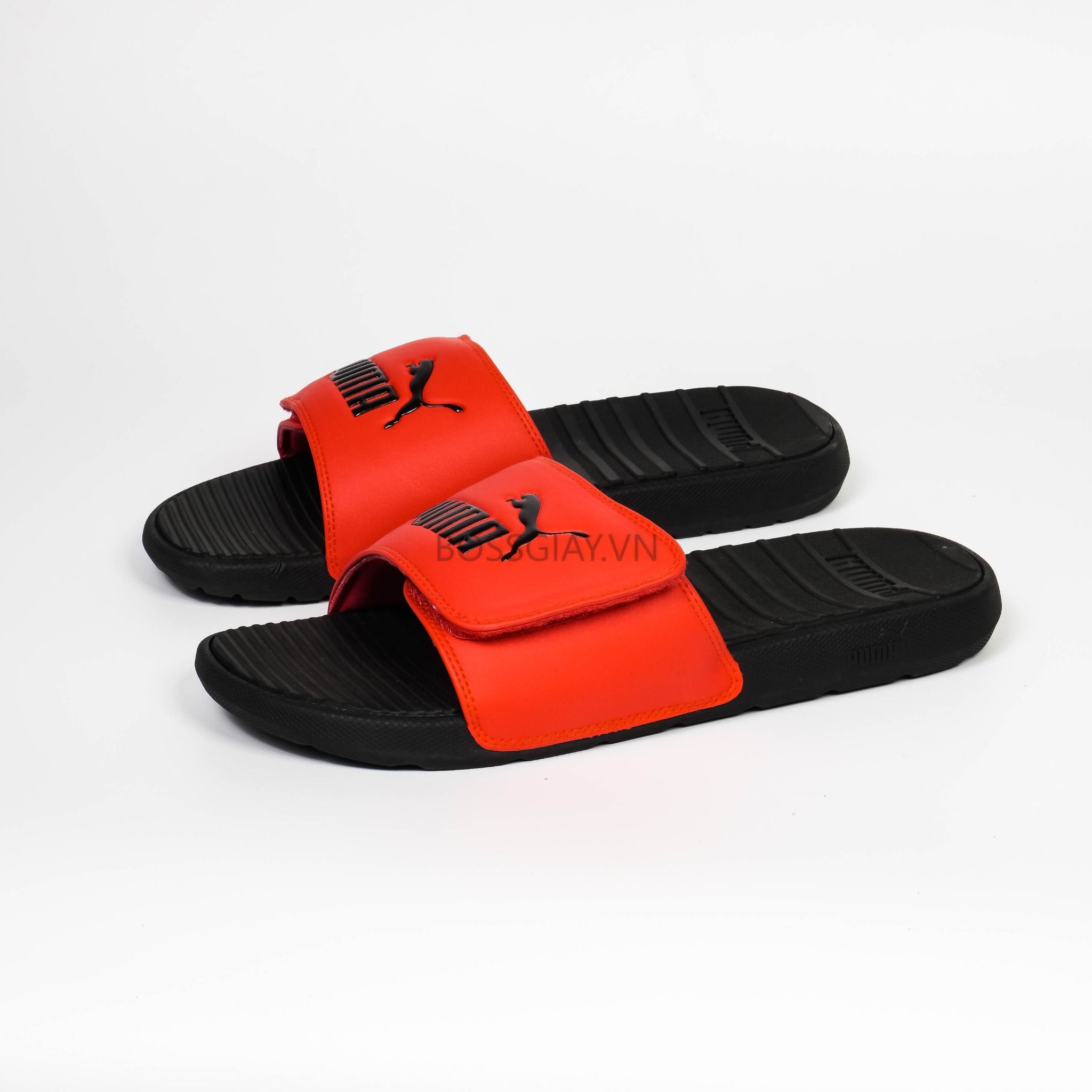  Puma cool cat Slide V slides Red Black 