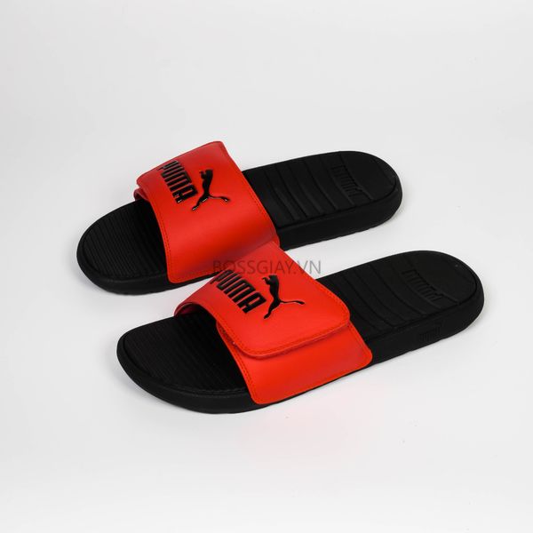  Puma cool cat Slide V slides Red Black 