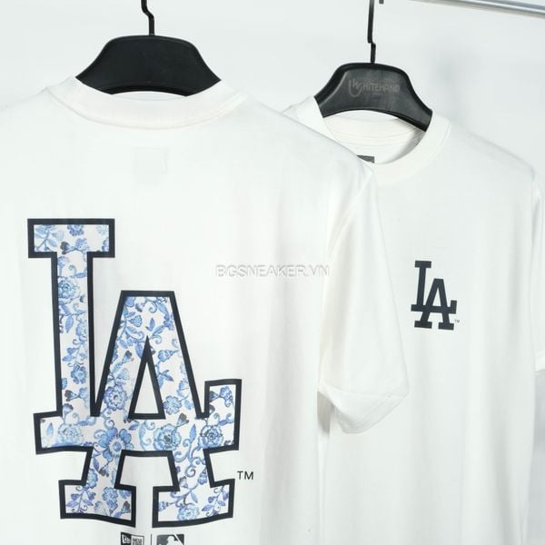  Áo Thun New Era LA Dodger White Flower  14385074 