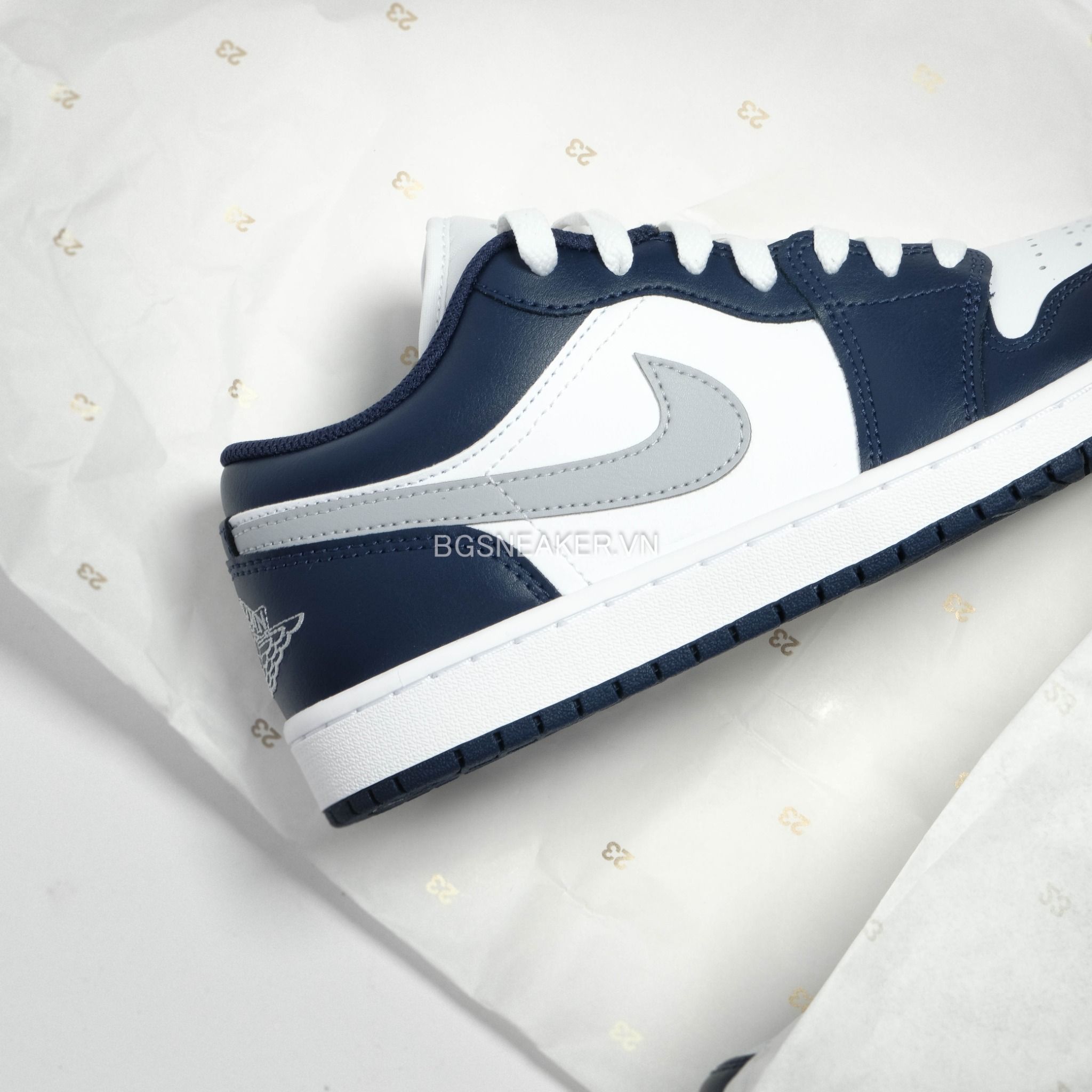  Giày Nike Air Jordan 1 Low Midnight Navy 553558-141 - 553560 141 