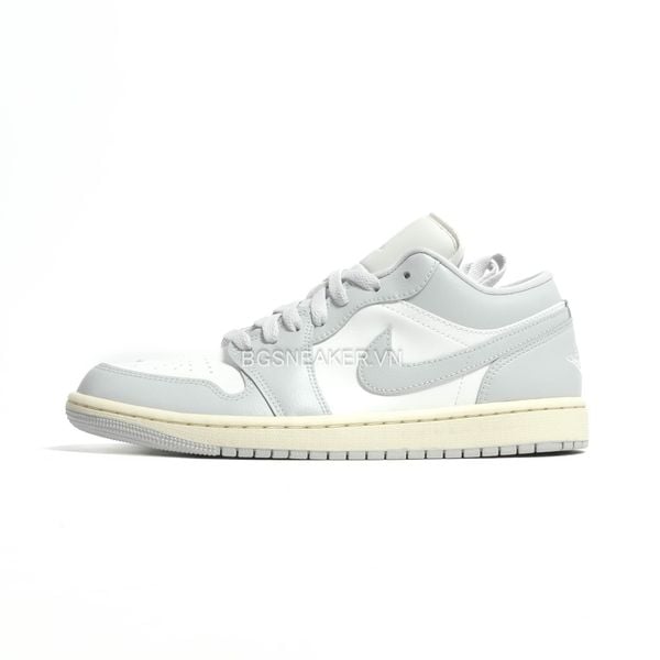  Giày Nike Air Jordan 1 Low Light Grey Sail DC0774-103 