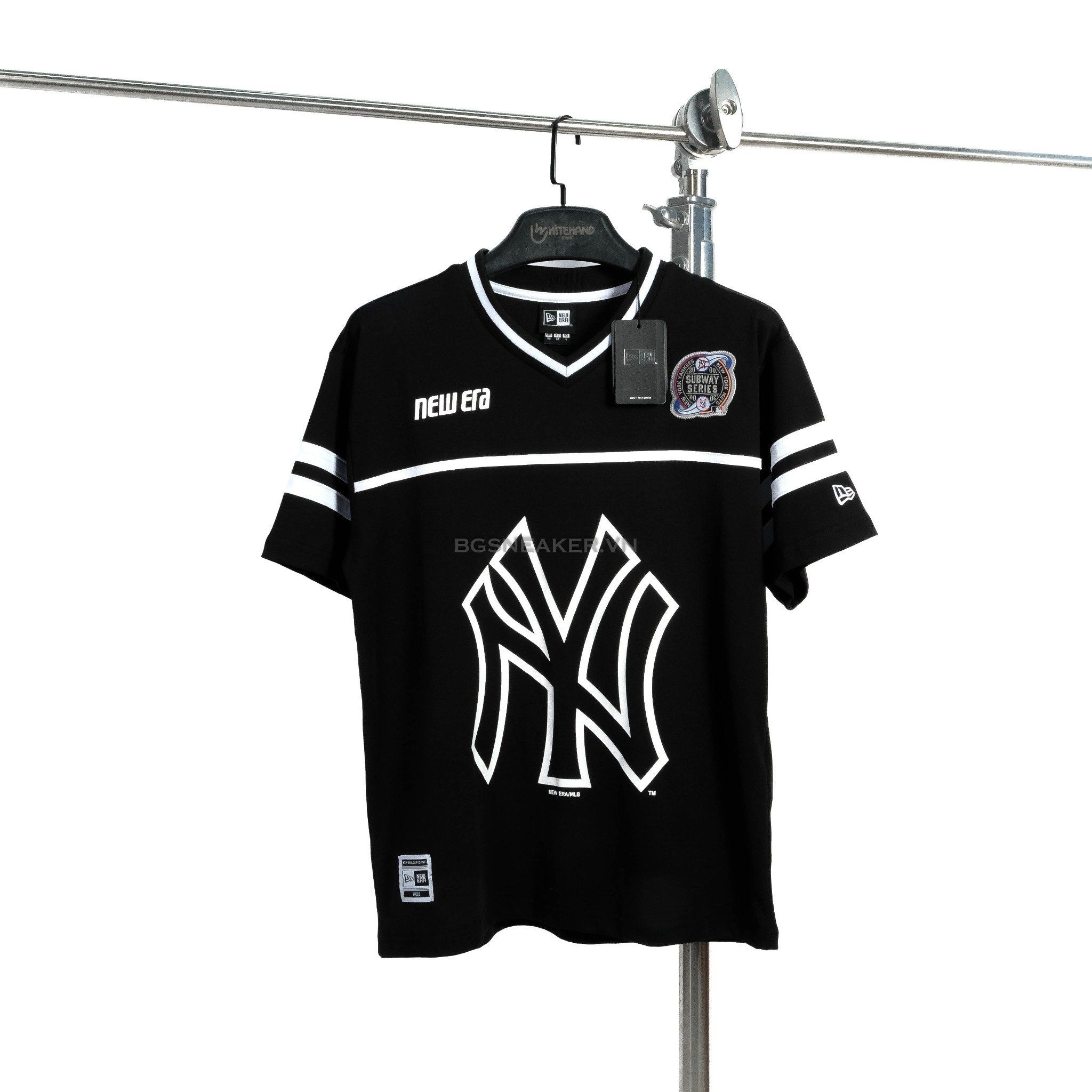  Áo Thun New Era Jersey  New York Yankees Big Logo BLACK 13505021 