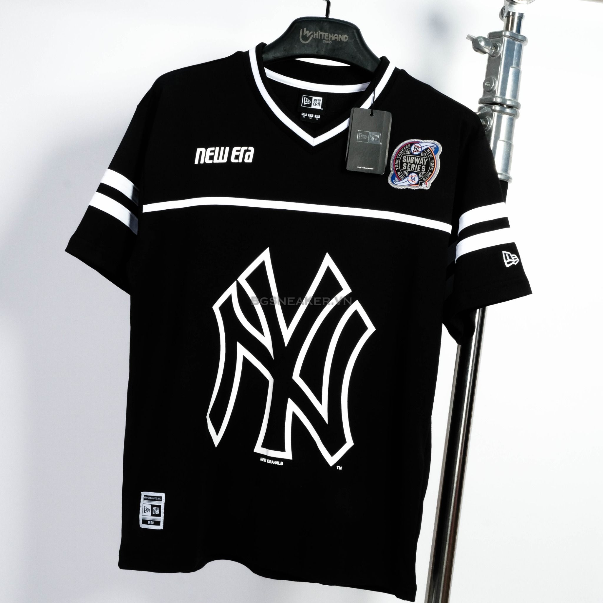  Áo Thun New Era Jersey  New York Yankees Big Logo BLACK 13505021 