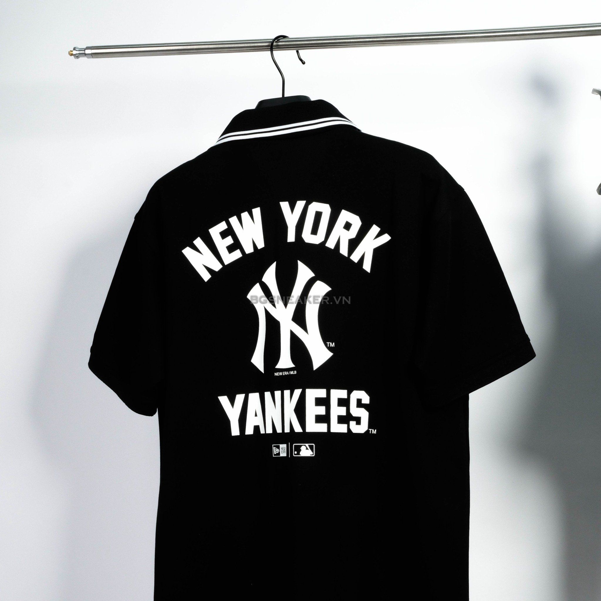  Áo Thun Polo New Era Yankee  Black White 13516808 