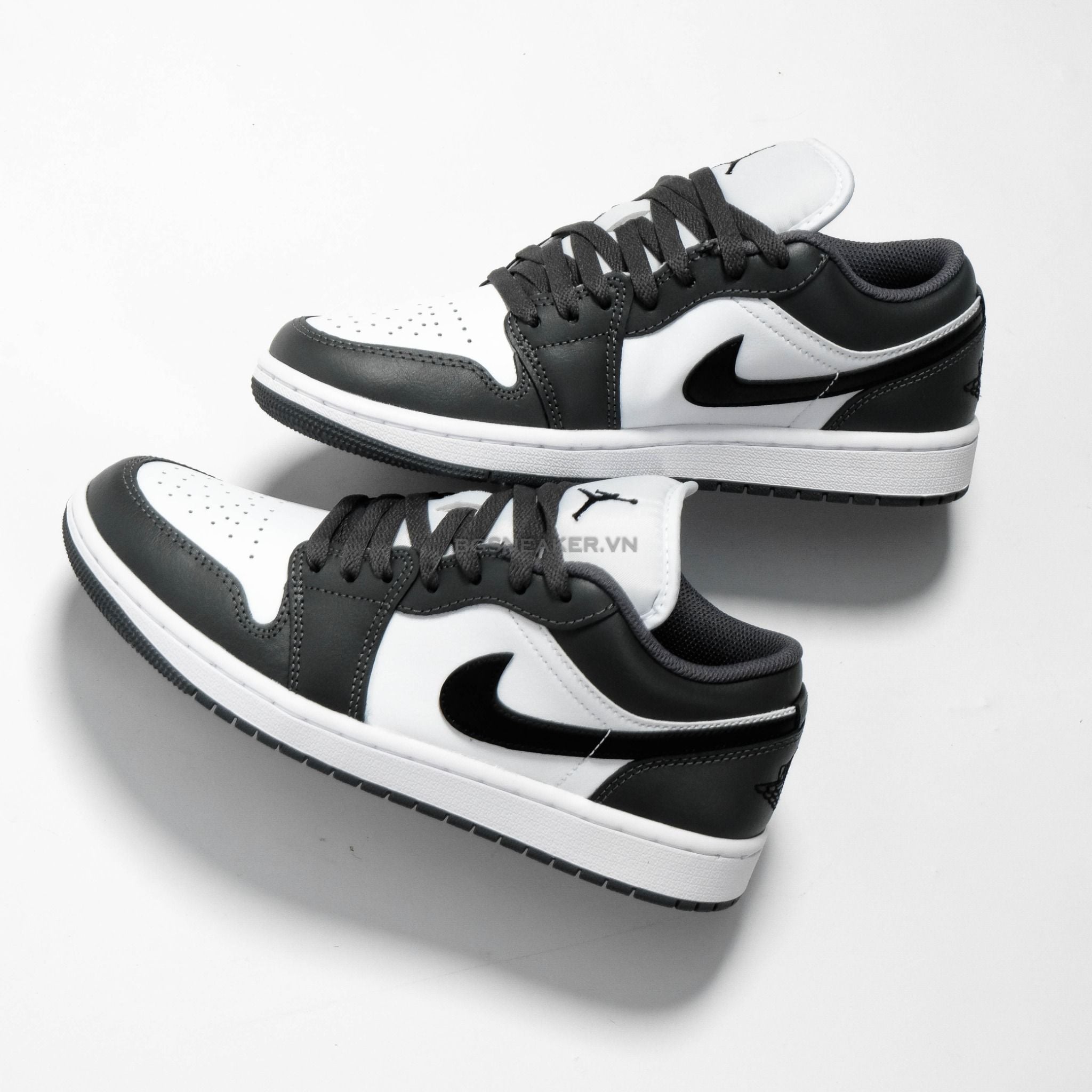  GIÀY Nike Air Jordan 1 Low 'White Iron Grey' 553558-152 