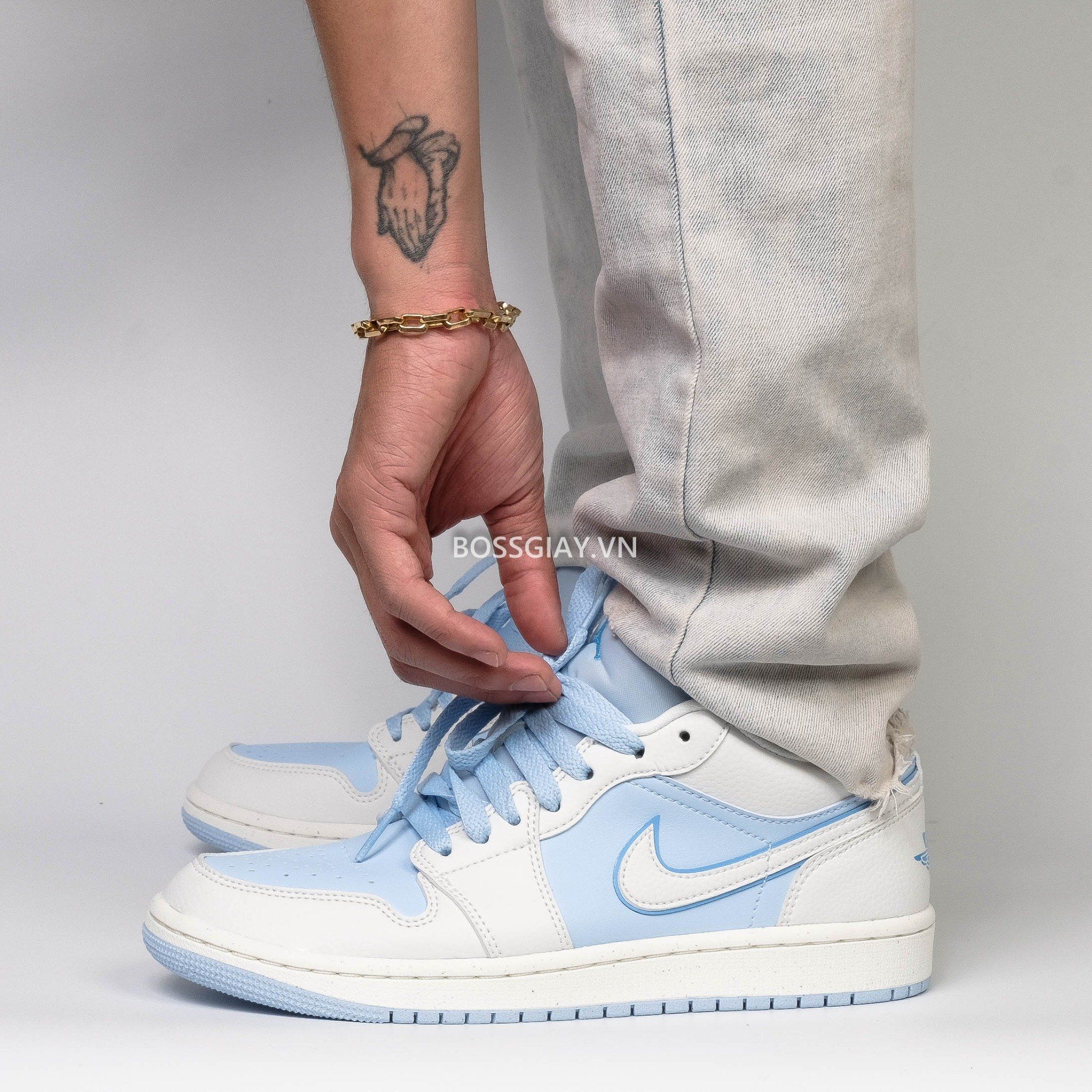  Nike Air Jordan 1 Low SE Reverse Ice Blue [ DV1299-104 ] 