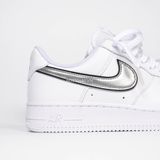  [ DD1523-100 ] Nike Air Force 1 07 Essential White Metallic Silver 