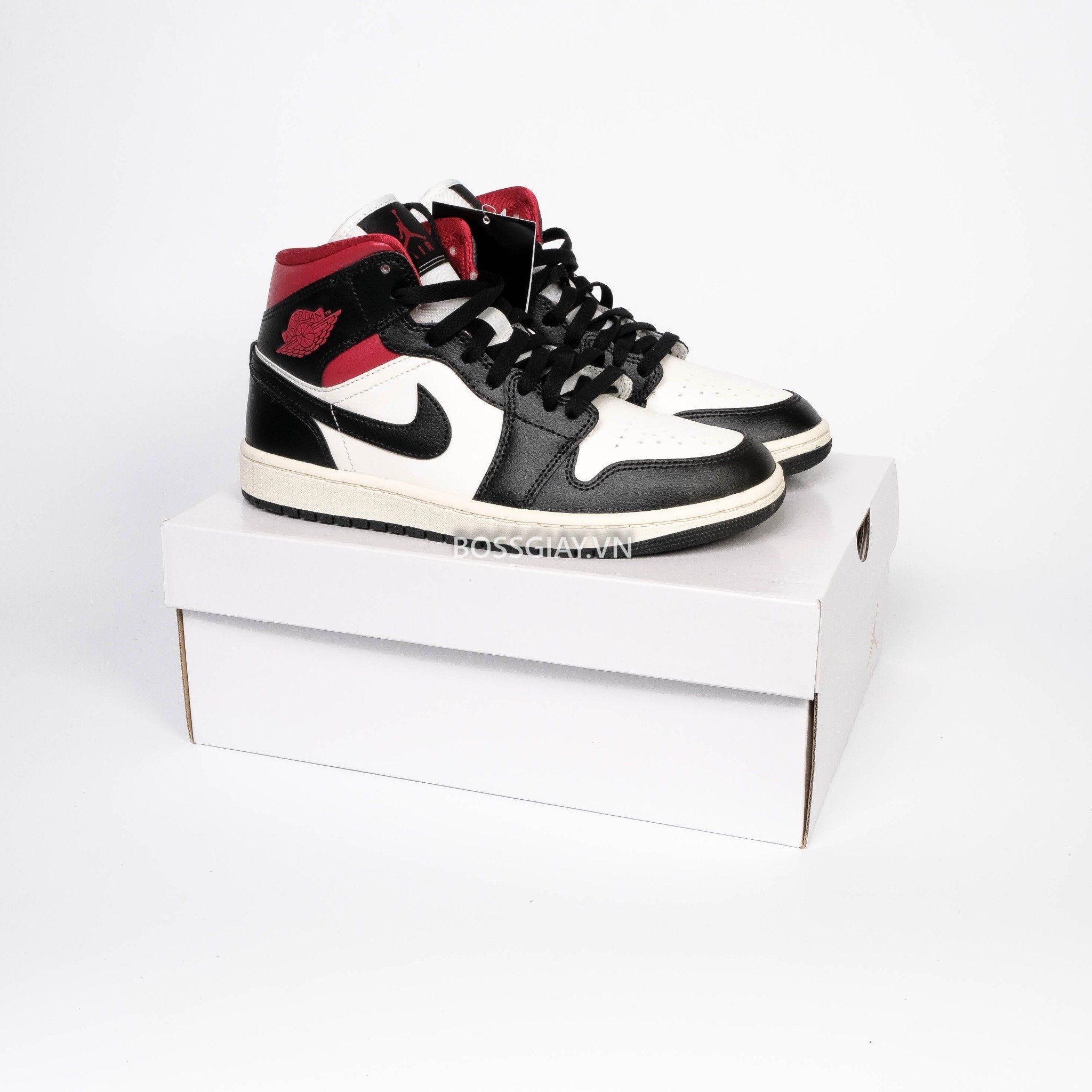  Nike Air Jordan 1 Mid Fitness Red [ BQ6472-061 ] 