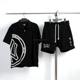  Áo Thun Polo New Era Yankee Black White 13533669 