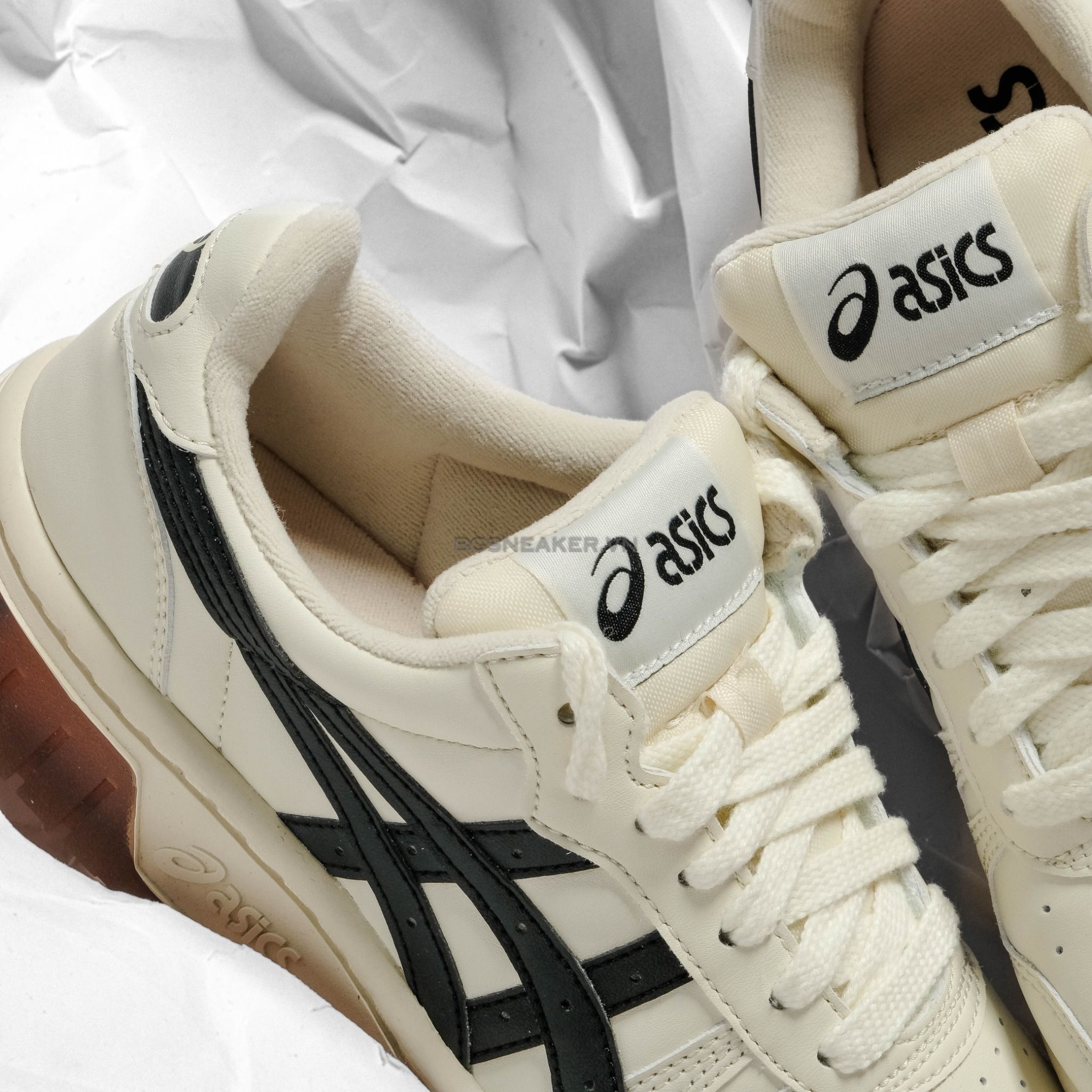  Giày Asics Court MZ Cream Black Gum  1203A127-750 