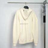  Áo Khoác Hoodie Zip New Era LA Logo Thêu Cream 14385518 