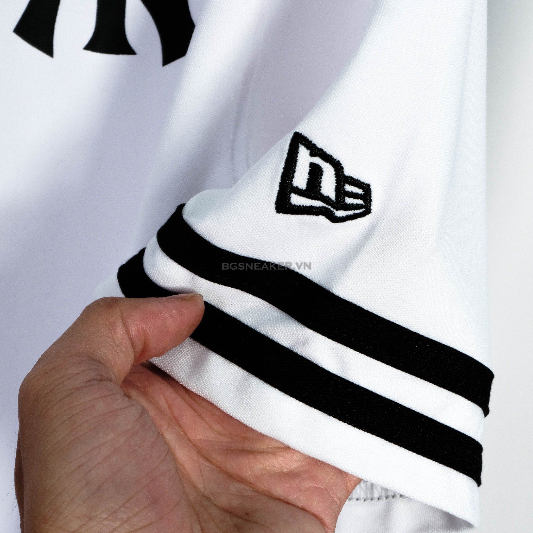  Áo Polo New Era NY Black White  13533346 