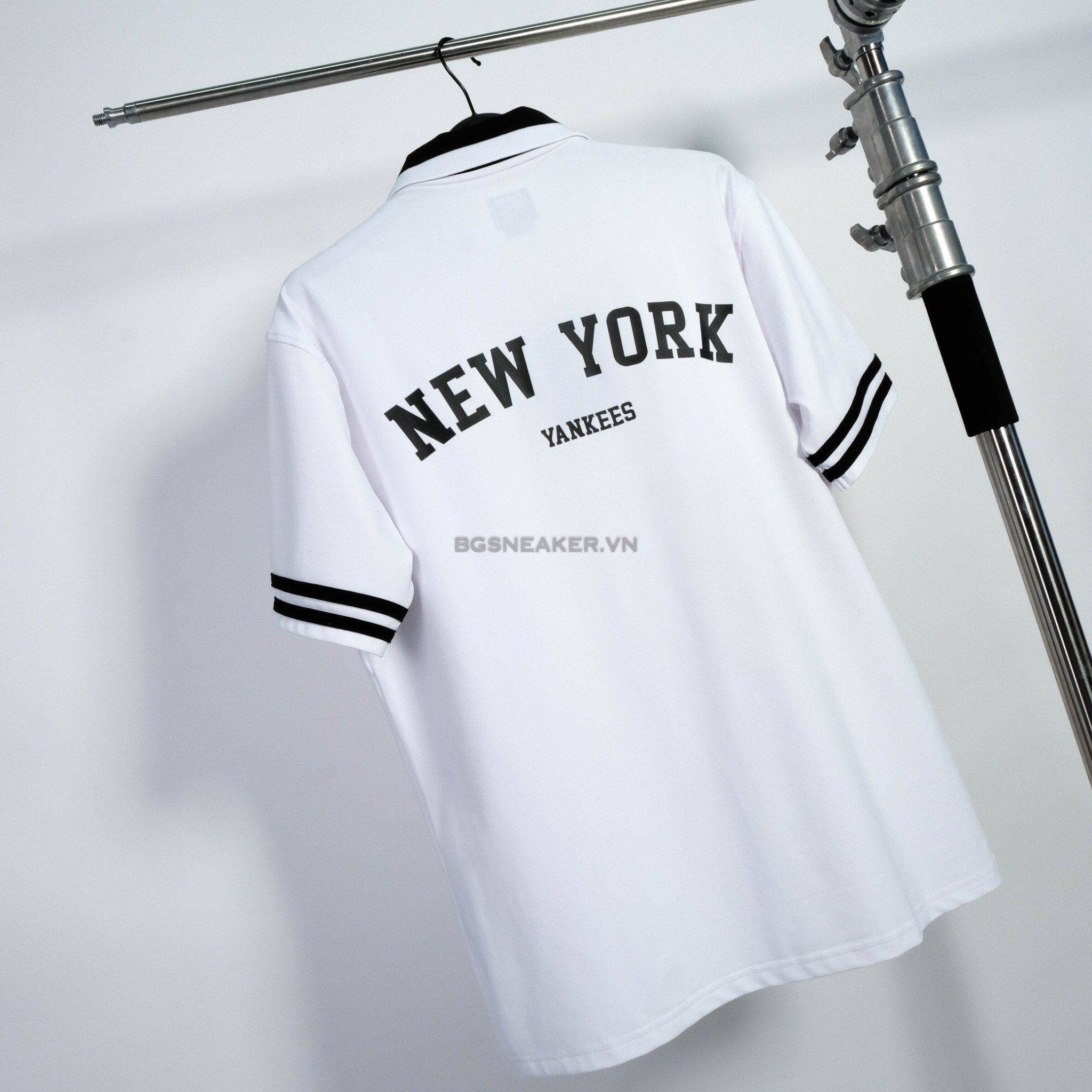  Áo Polo New Era NY Black White  13533346 