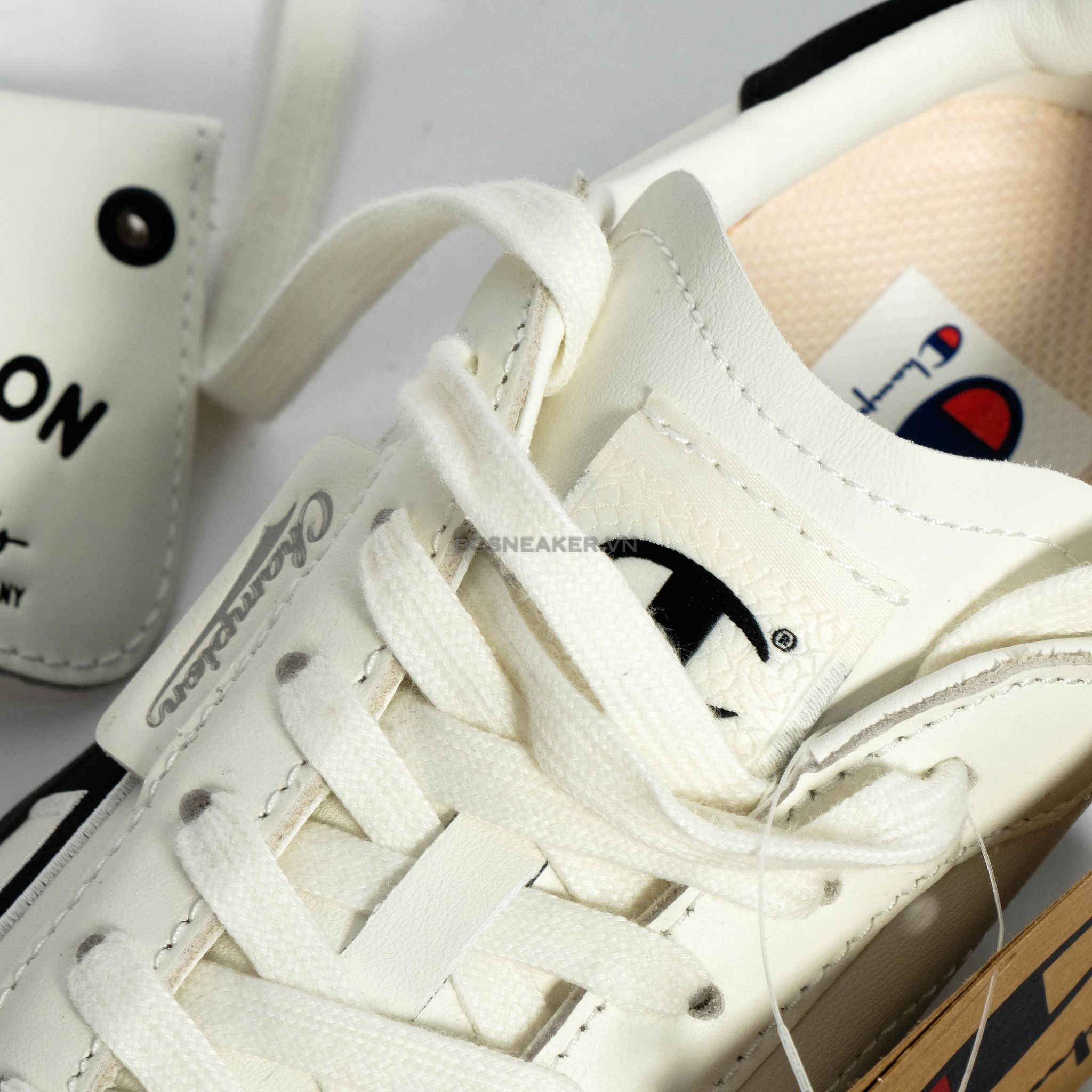  Giày Champion Essentials Champ T-Trainer ' Cream/Black ' [ U4CFCTW14U3 ] [ U5AFCTW15U3 ] 