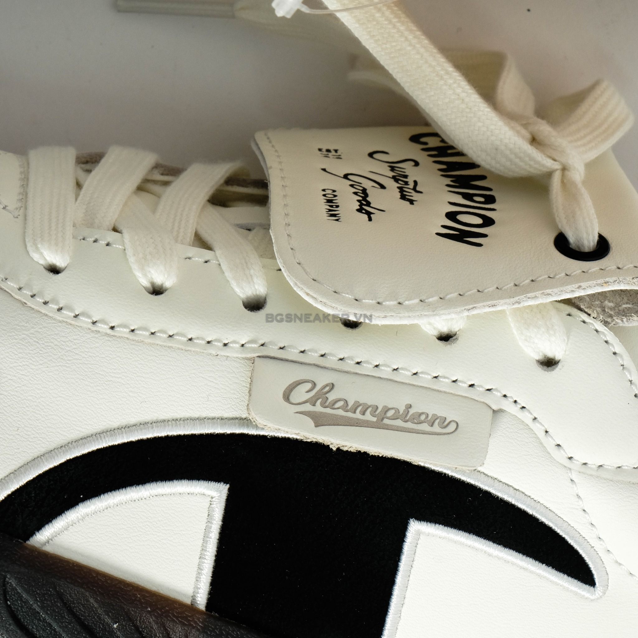  Giày Champion Essentials Champ T-Trainer ' Cream/Black ' [ U4CFCTW14U3 ] [ U5AFCTW15U3 ] 