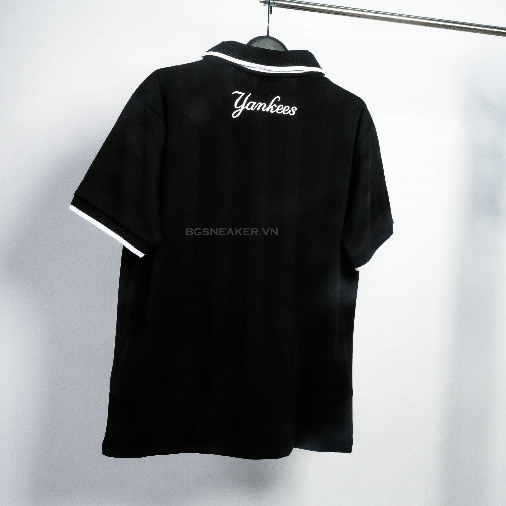  Áo Thun Jersey Polo New Era Yankees Black White  18273829 