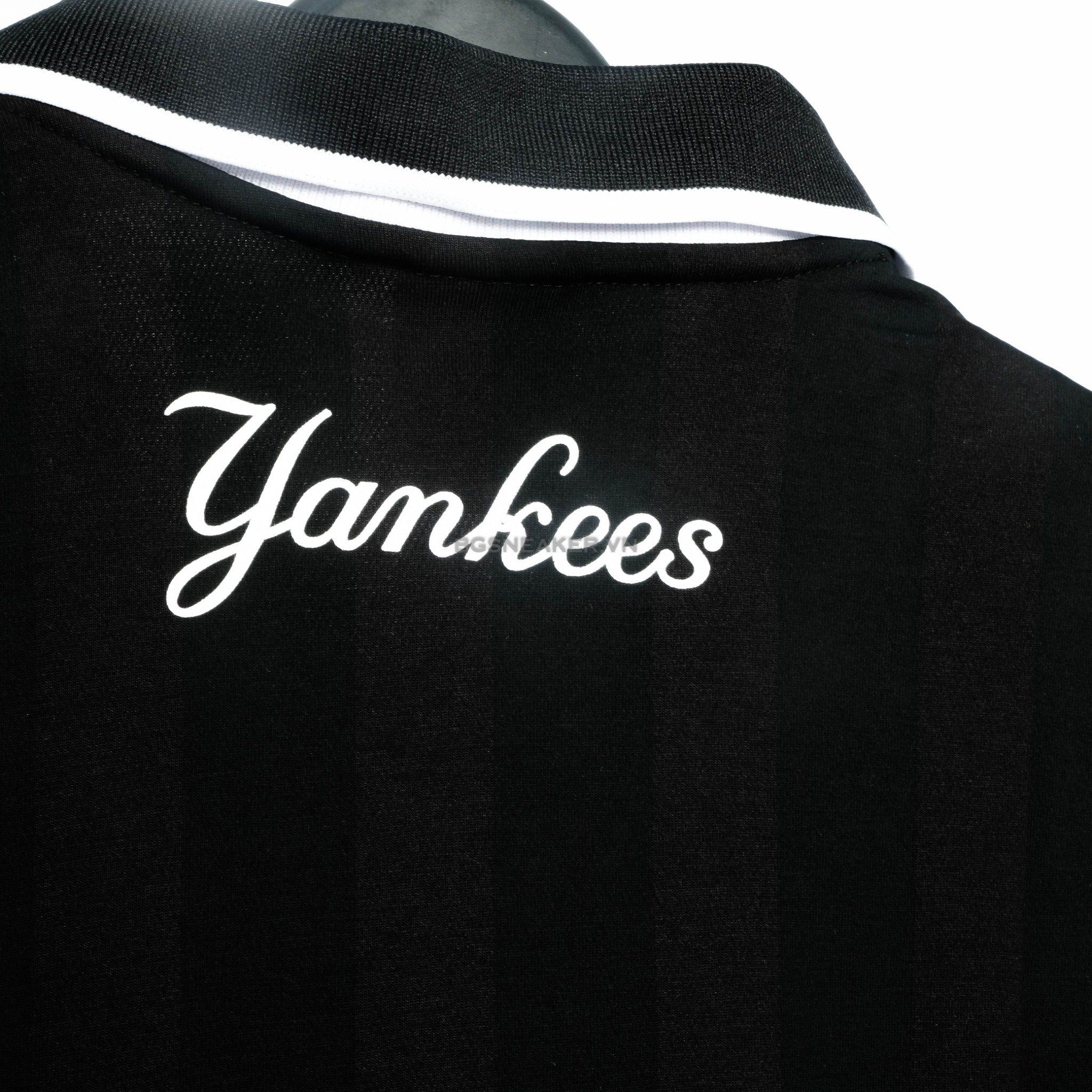  Áo Thun Jersey Polo New Era Yankees Black White  18273829 