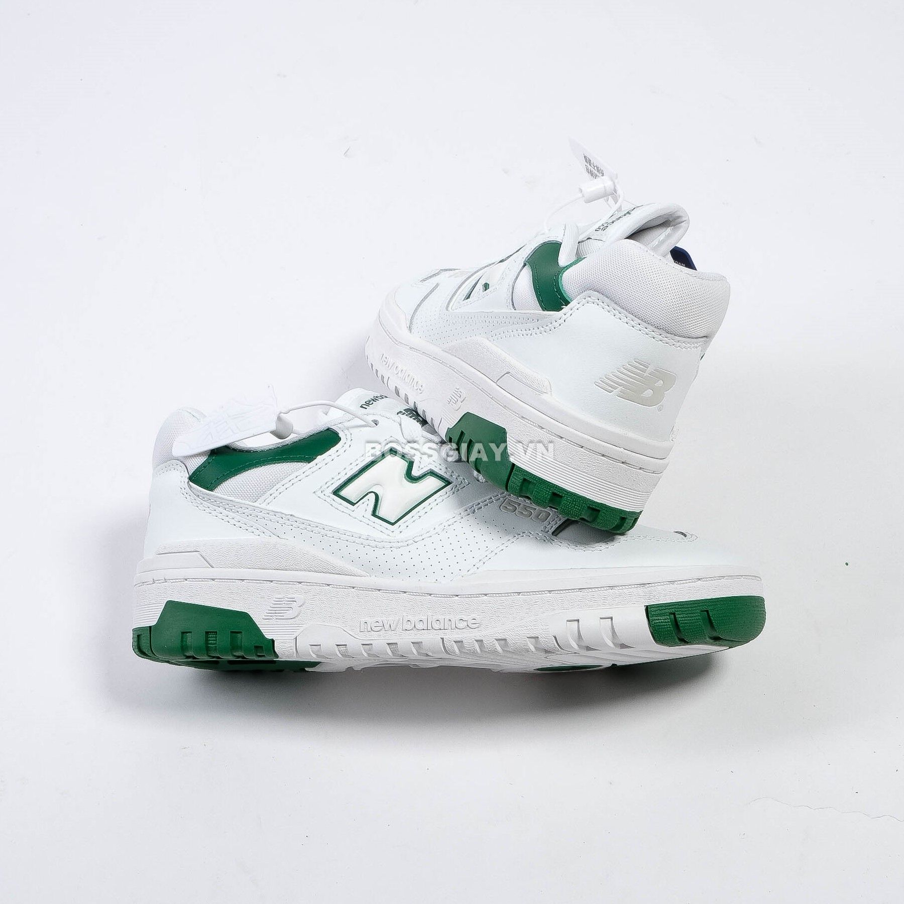  Giày New Balance 550 White Green Cream BB550SWB 
