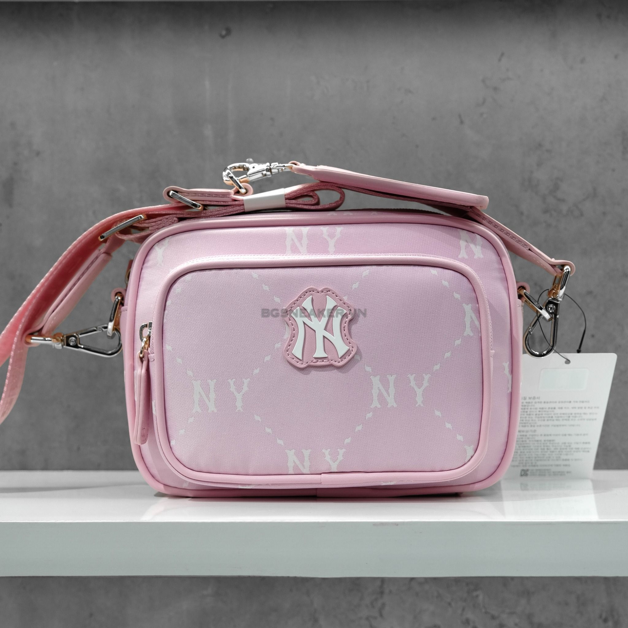  Túi MLB Mono NY Pink bag 7ACRMD45N GP001 