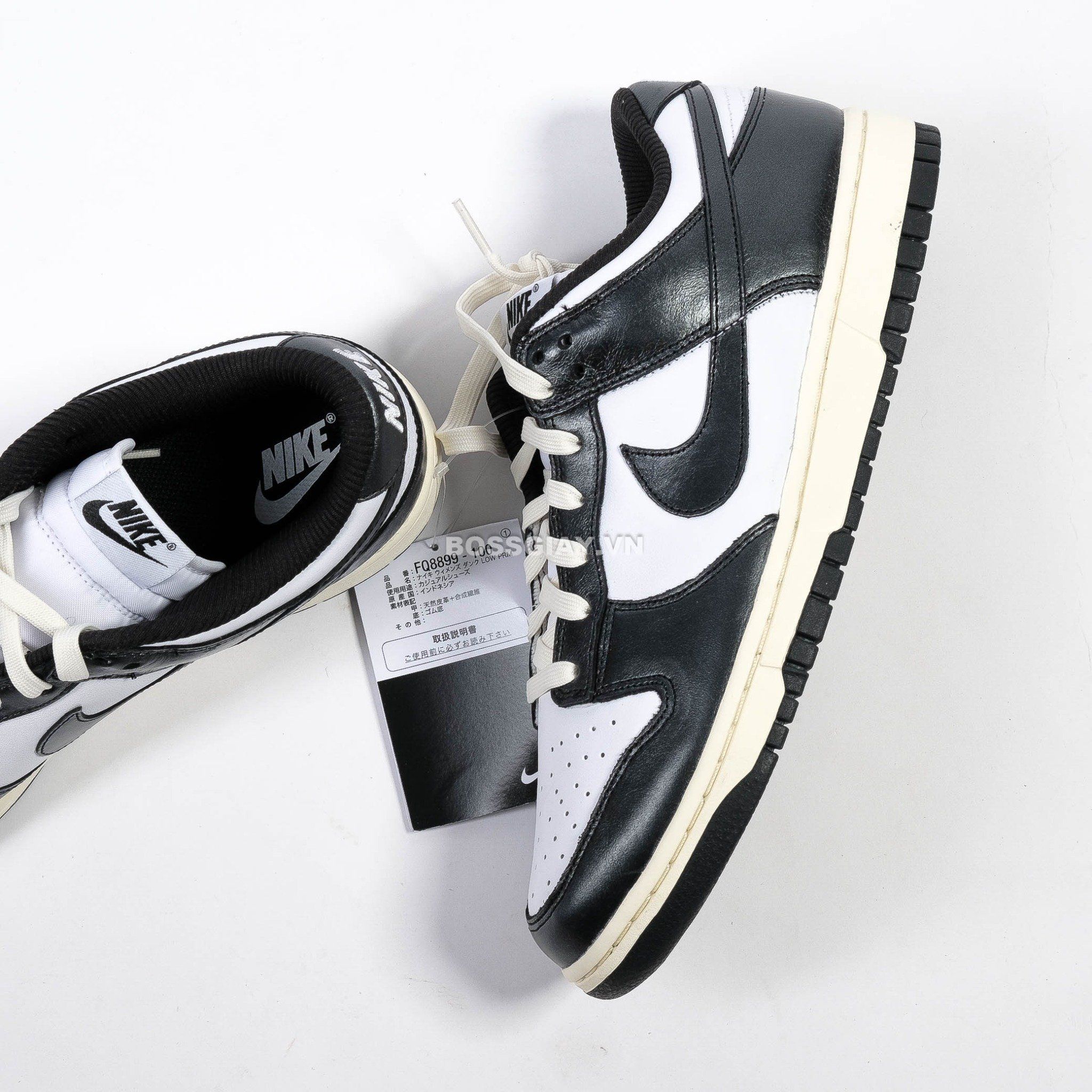  GIÀY Nike Dunk Low Vintage Panda FQ8899-100 