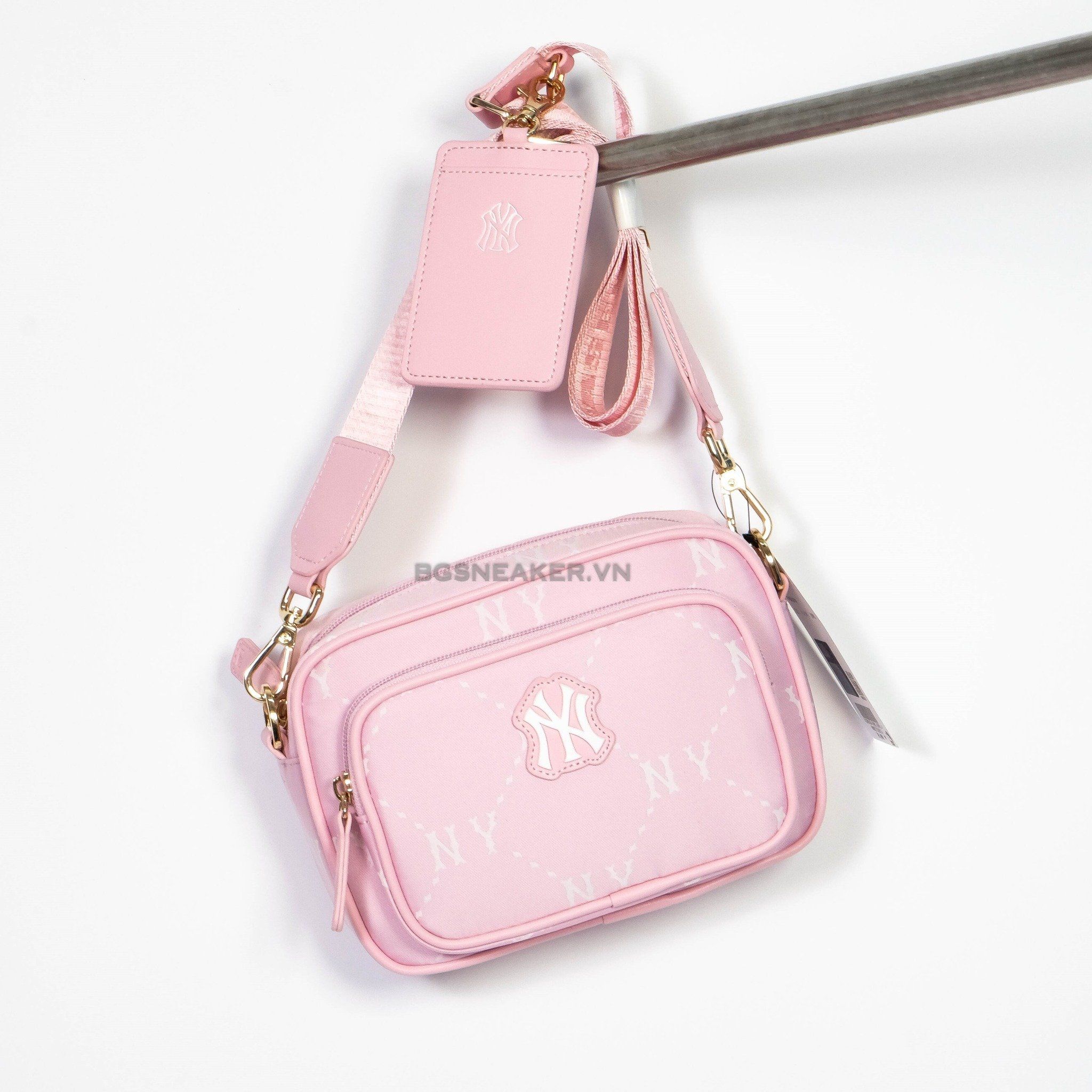  Túi MLB Mono NY Pink bag 7ACRMD45N GP001 