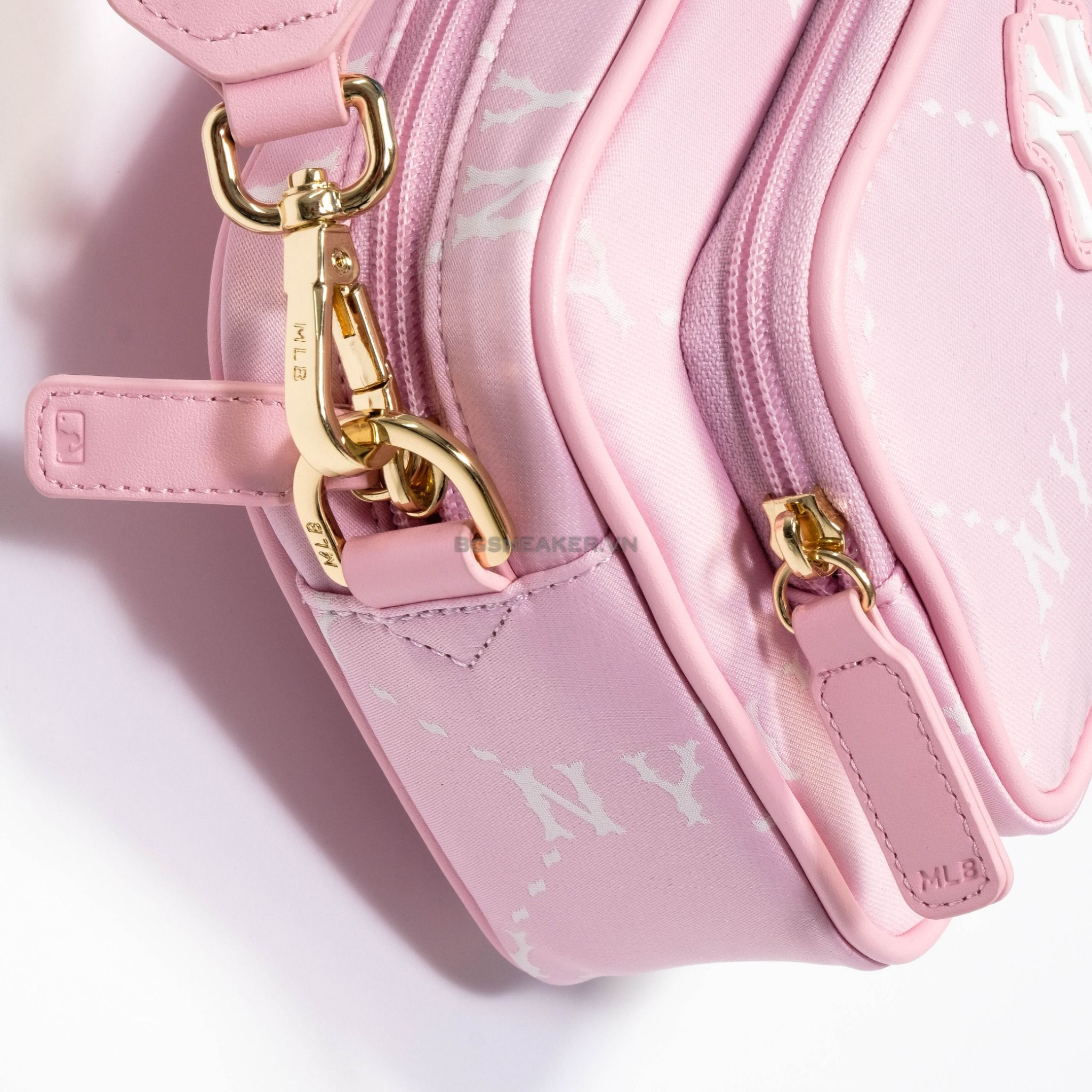  Túi MLB Mono NY Pink bag 7ACRMD45N GP001 