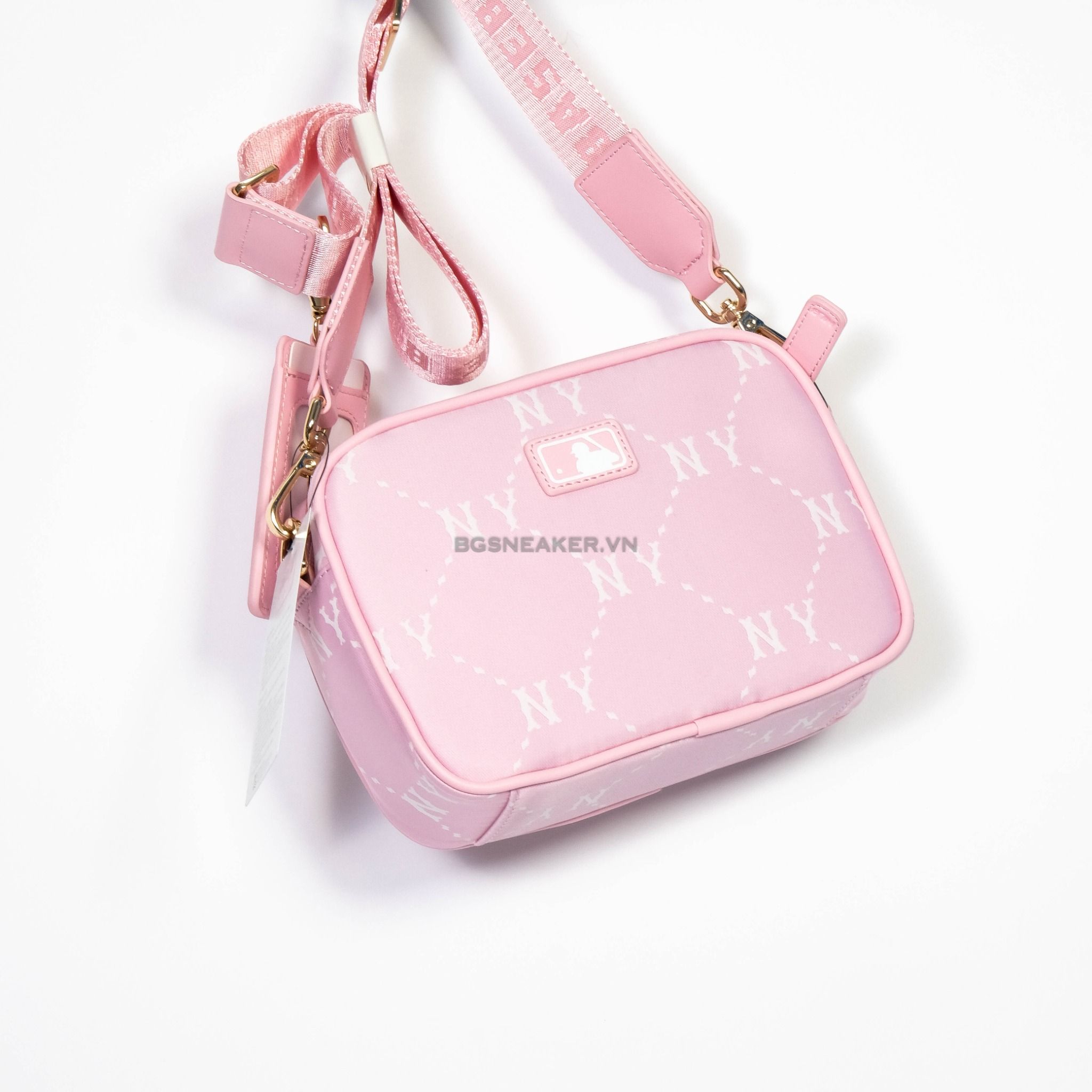  Túi MLB Mono NY Pink bag 7ACRMD45N GP001 