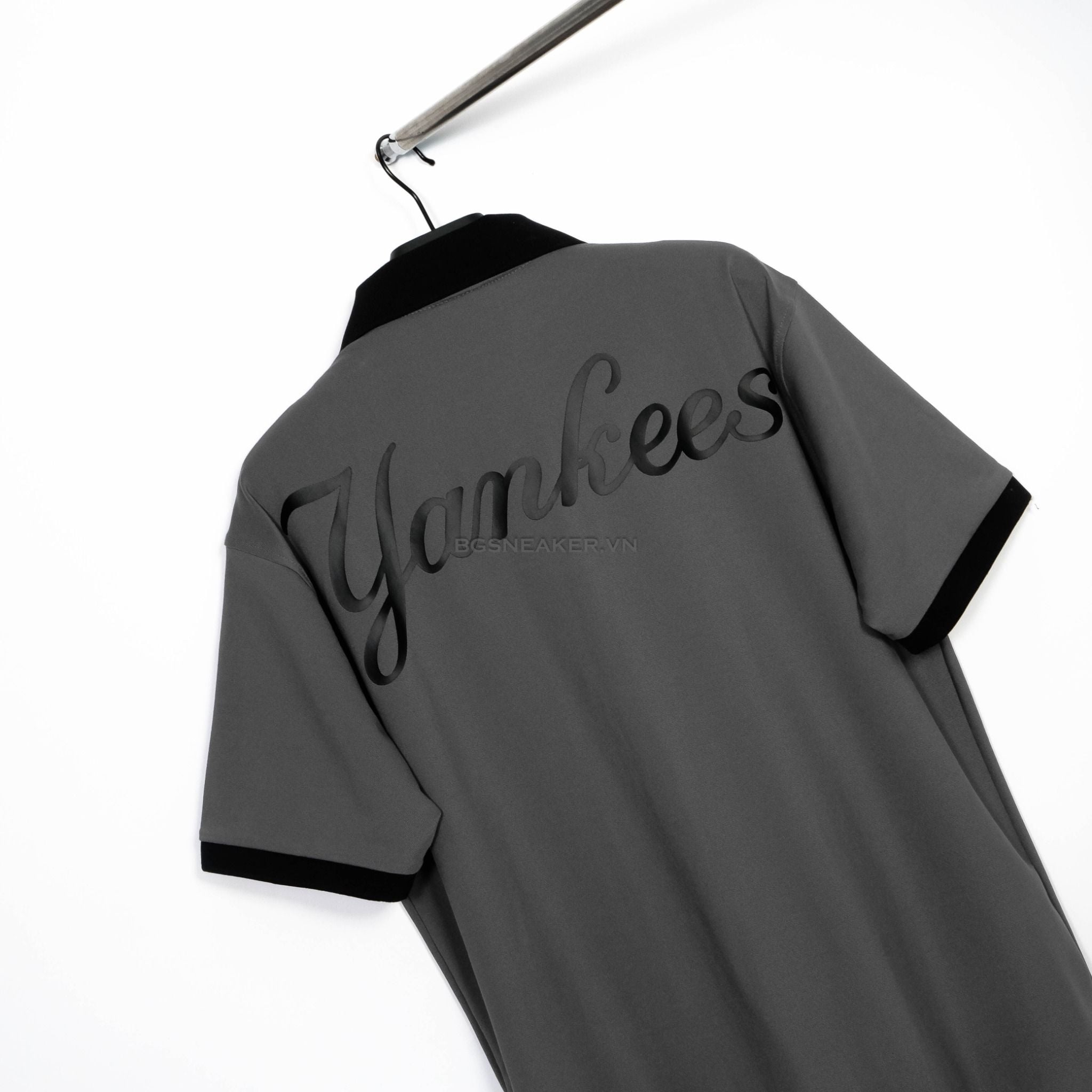  Áo Thun Polo New Era Yankee Grey Logo Black Basic 14568976 