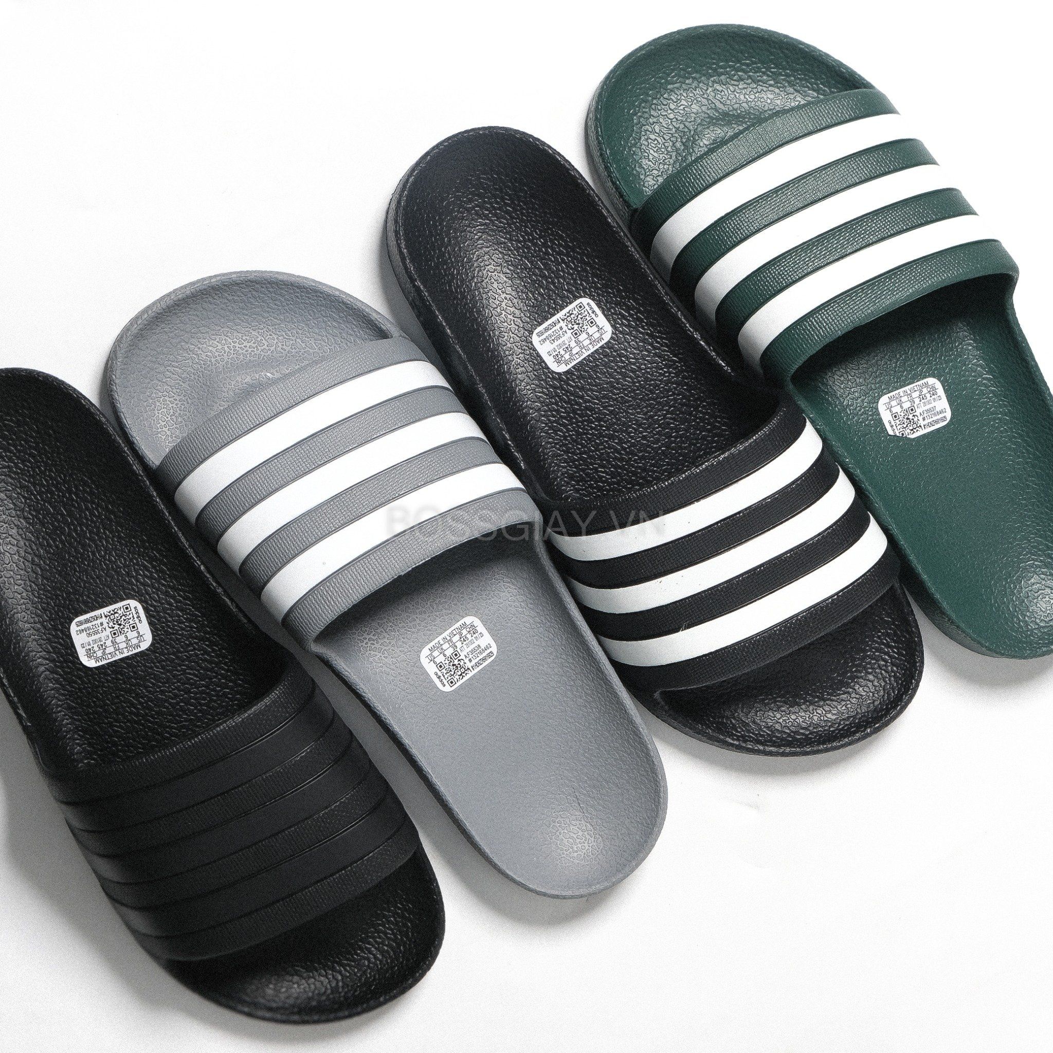  Dép Adidas Adilette Slide Aqua Black White [ F35543 ] 