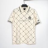  Áo Thun Polo New Era New York Yankees Mono Logo Cream 13533545 