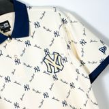  Áo Polo New Era NY Mono Cream Navy 13533546 