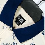  Áo Polo New Era NY Mono Cream Navy 13533546 