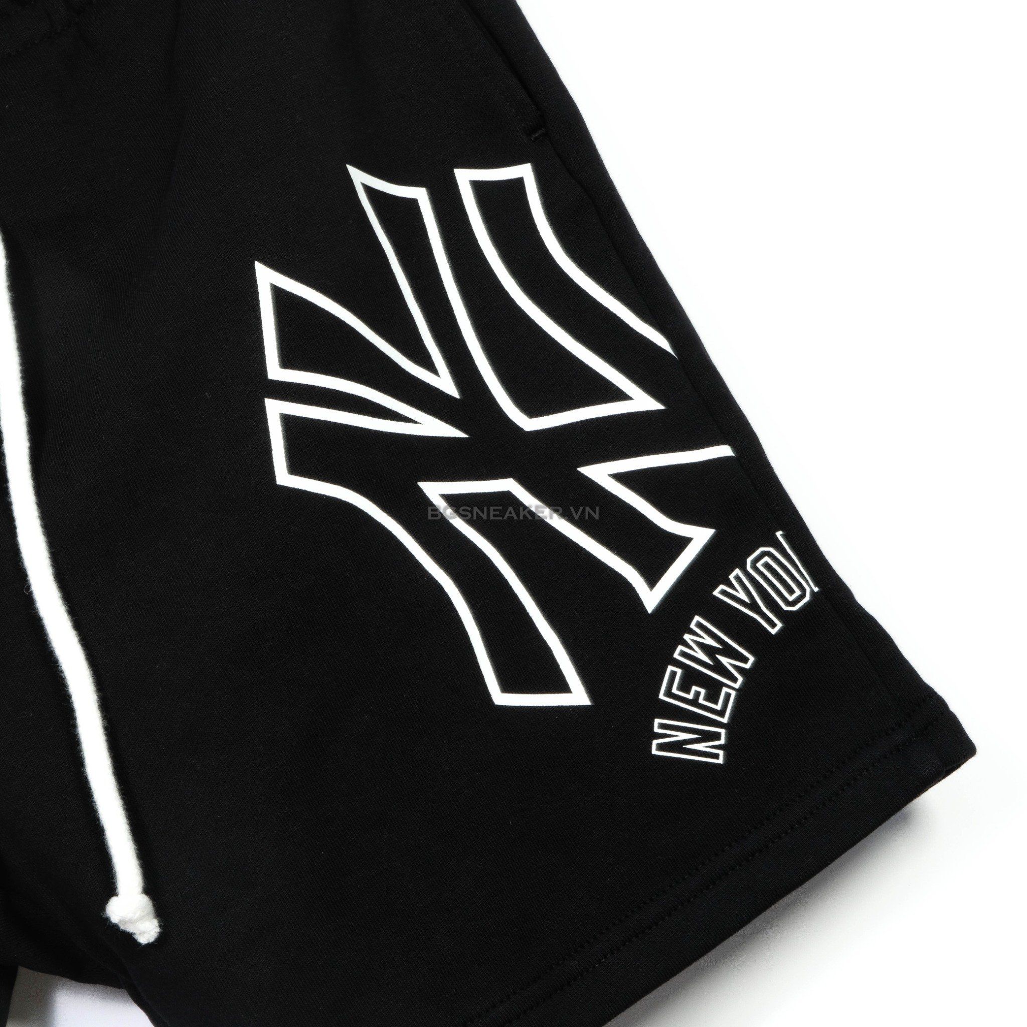  Quần Short New Era NY BLACK  White 13554468 