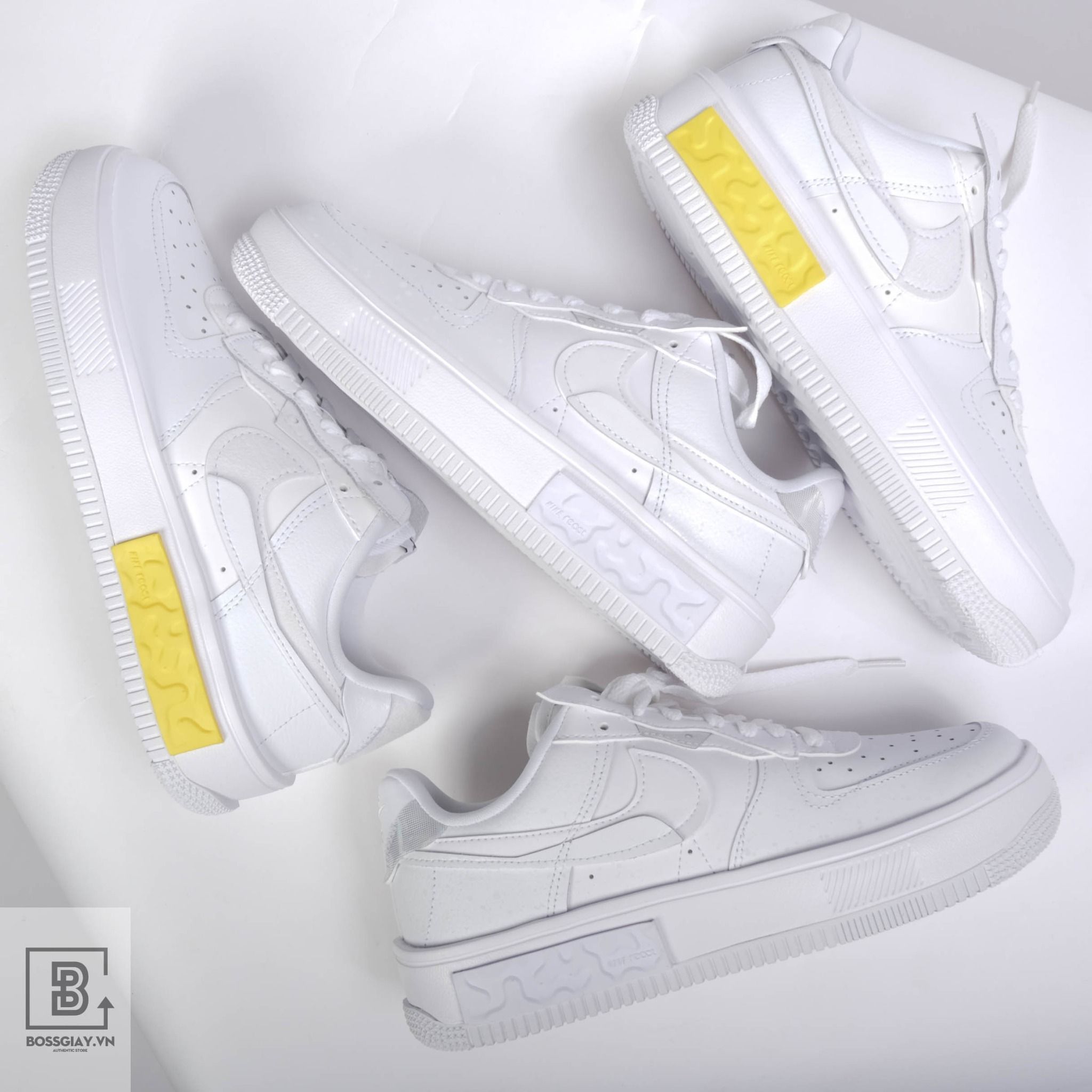  [DA7024-101] NIKE AIR FORCE 1 FONTANKA WHITE YELLOW 