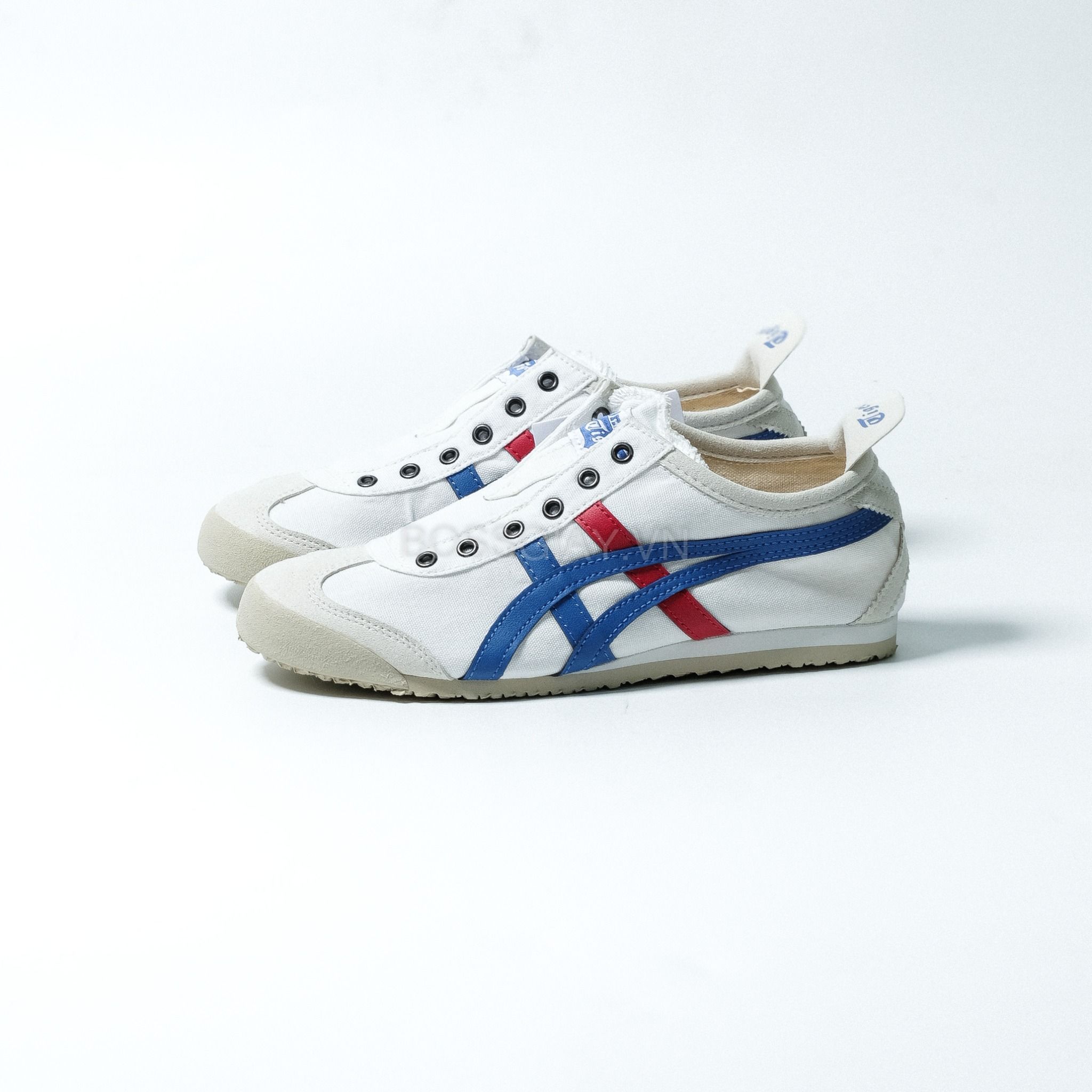  Onitsuka Tiger Mexico 66 Slip on  White Tricolor  1183A360-121 