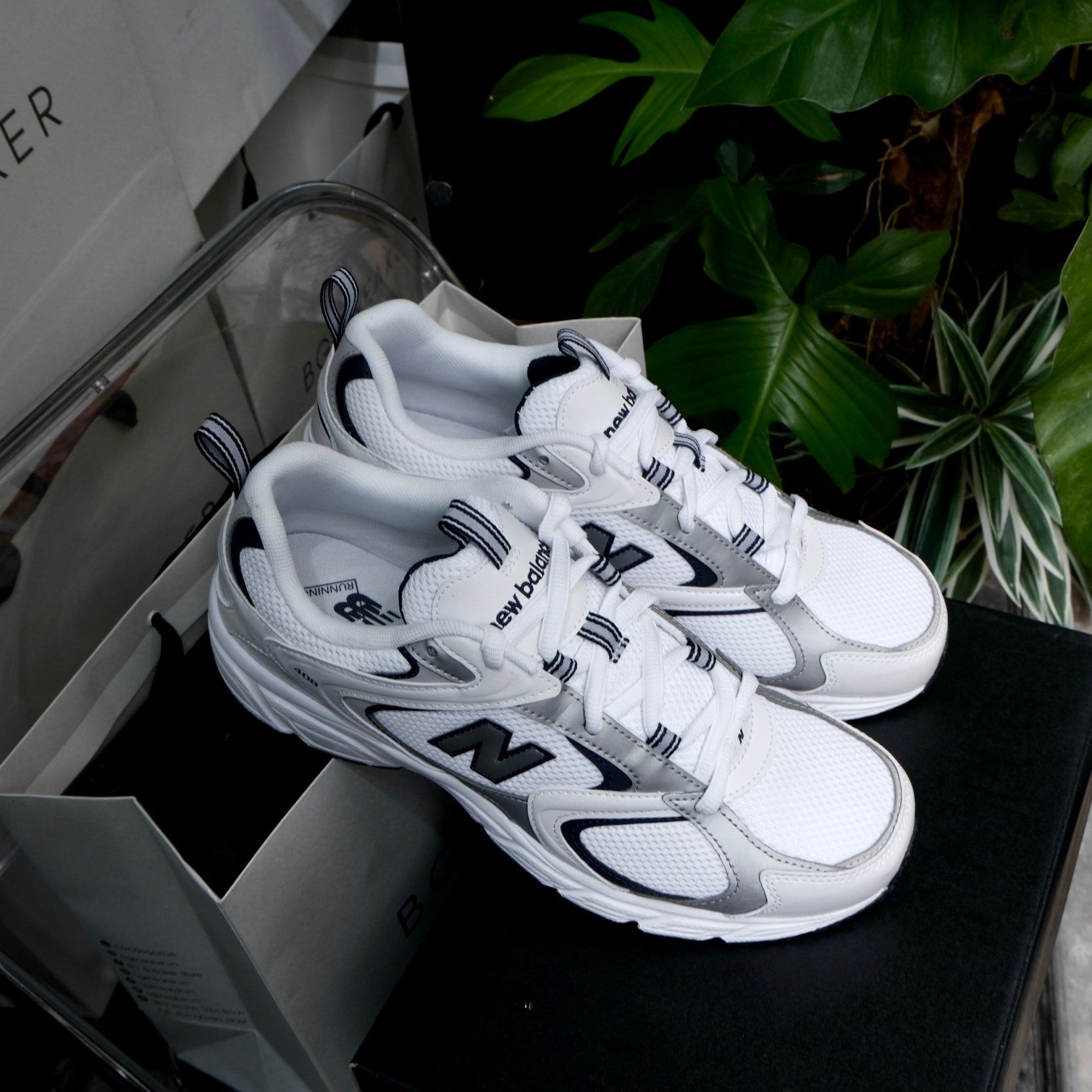  Giày New Balance 408 White Silver ML408A 