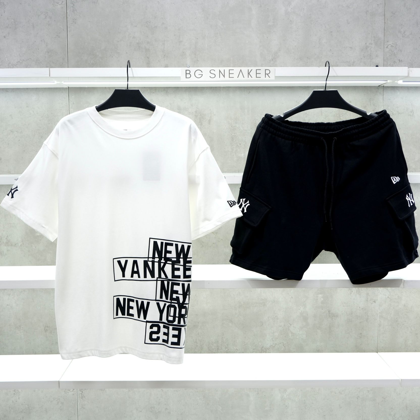  Áo Thun New Era Yankees Black White 12558457 