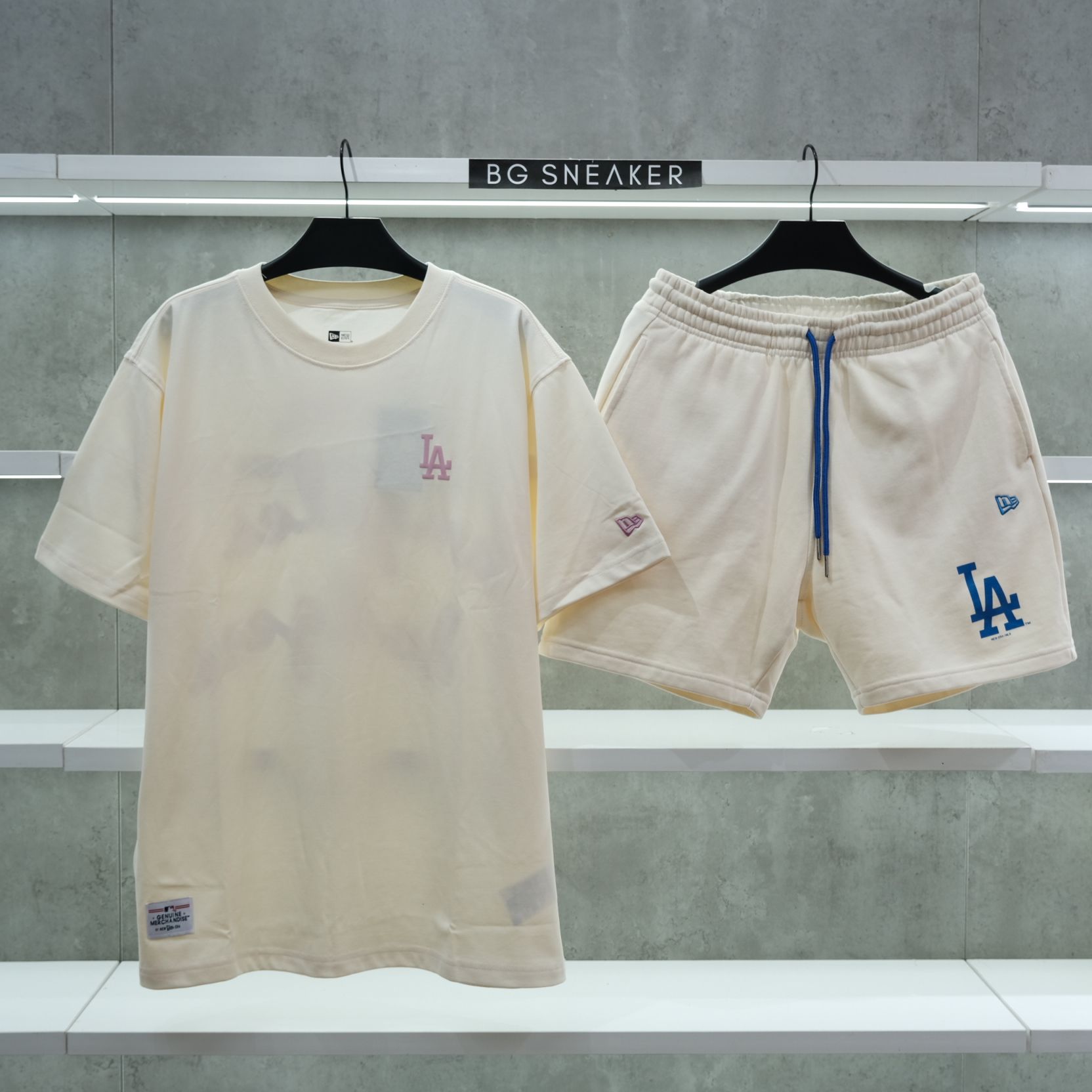  Áo Thun New Era Dodgers Cream Pink 15488792 