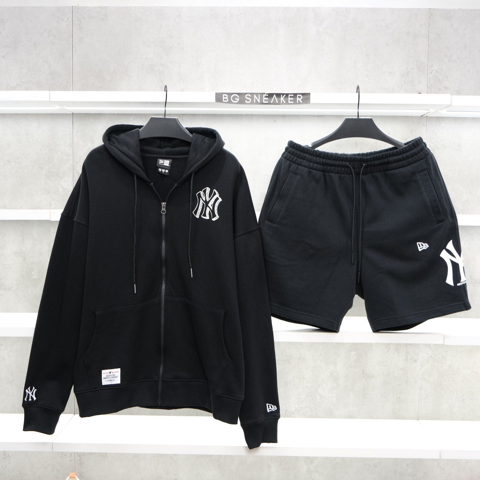  Áo khoác Hoodies New ERA UNISEX Black  New York Paint 14588965 