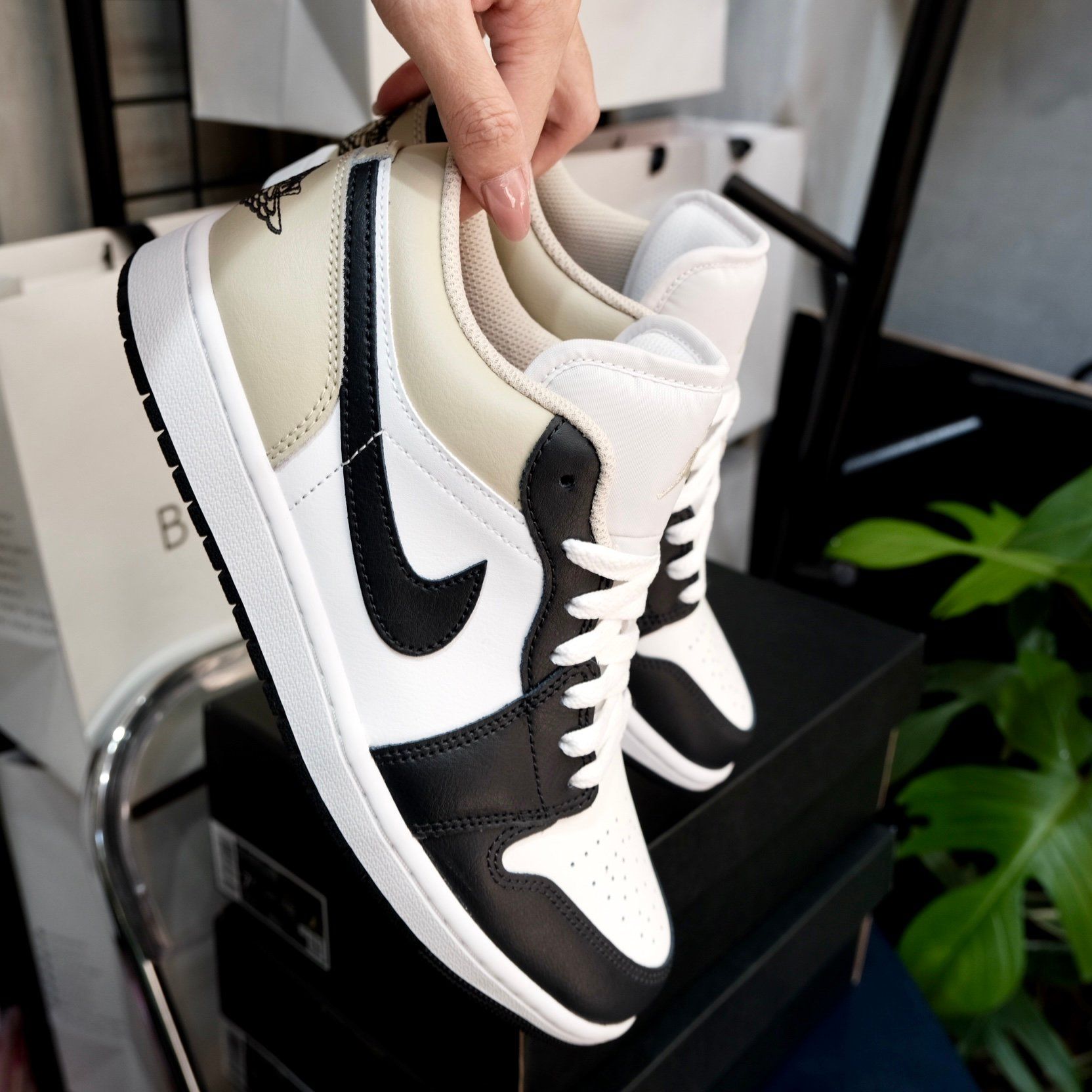  Giày  Nike Air Jordan 1 Low Rattan [ 553558 153 ] 