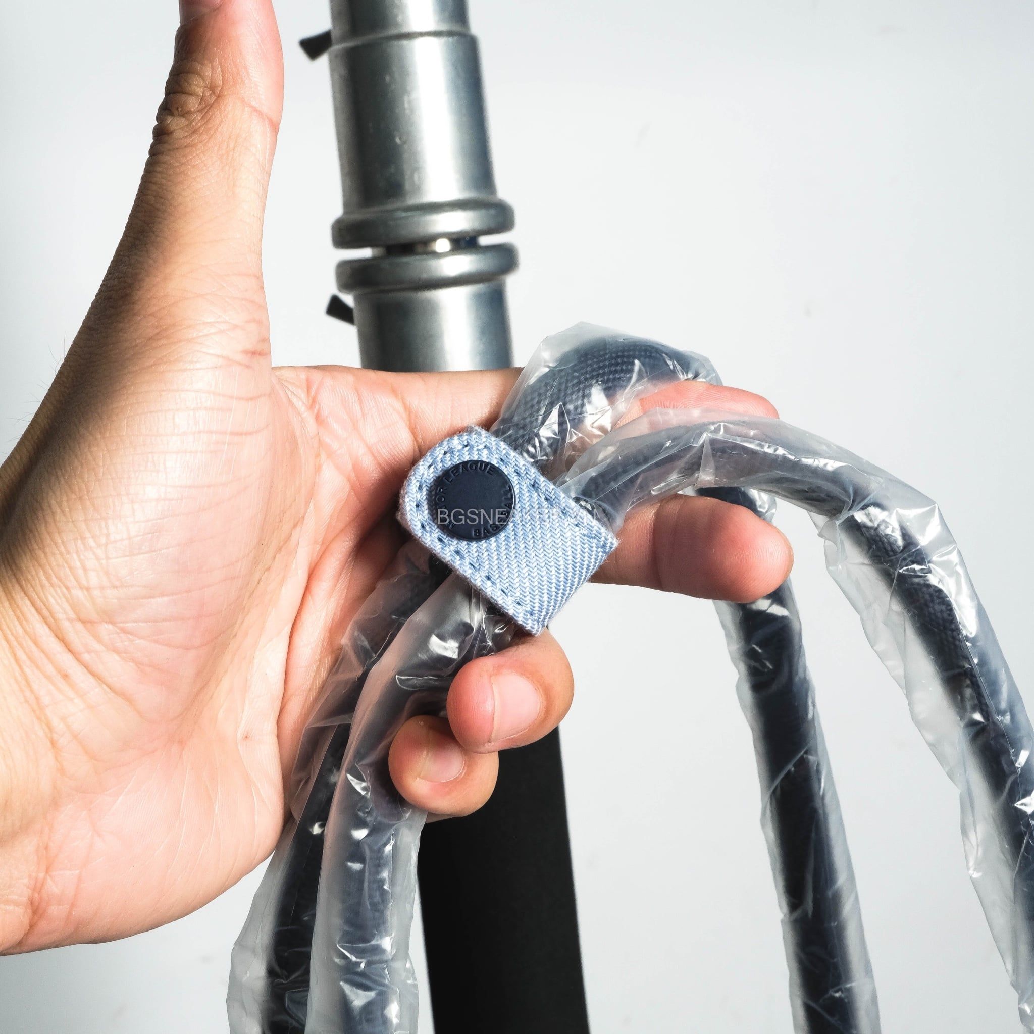  Túi MLB Korea Varsity Culsive Denim Shoulder Bag New York Yankees Indigo bag 3ABQL054N-50INS 