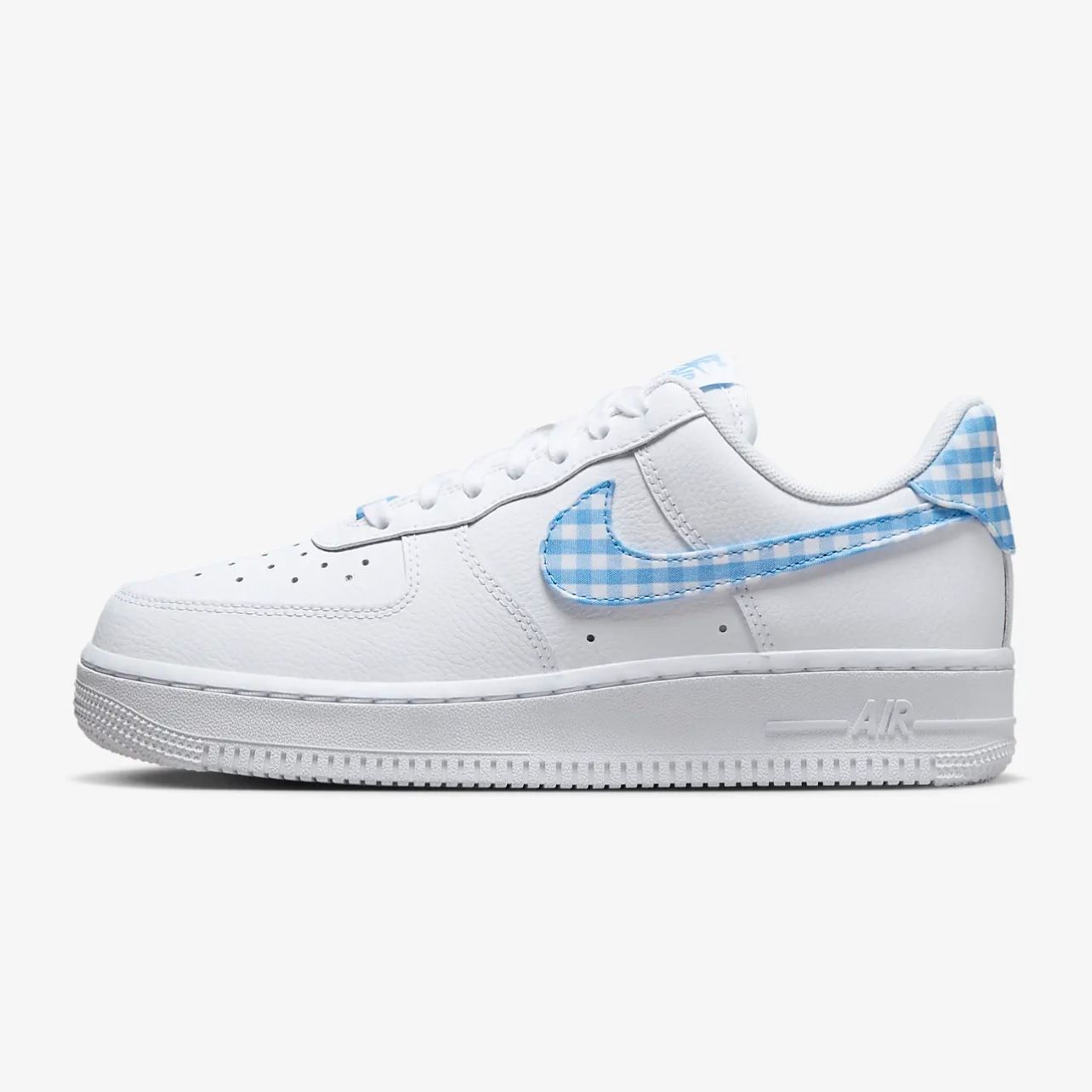  Nike Air Force 1 Low Blue Gingham DZ2784-100 