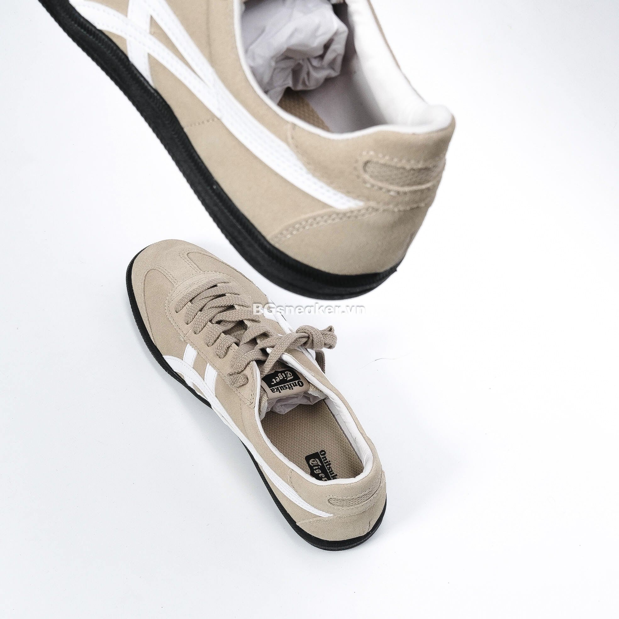  Giày Onitsuka Tiger Tokuten ‘Beige White Black’ 1183A907-203 