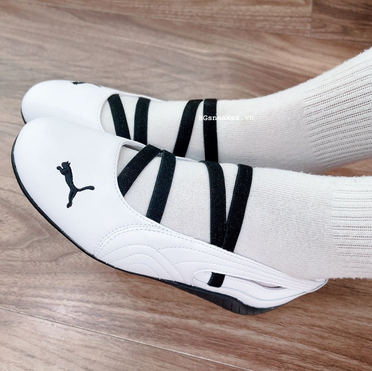  Giày Puma Speedcat Ballet Leather White Black 403587-01 