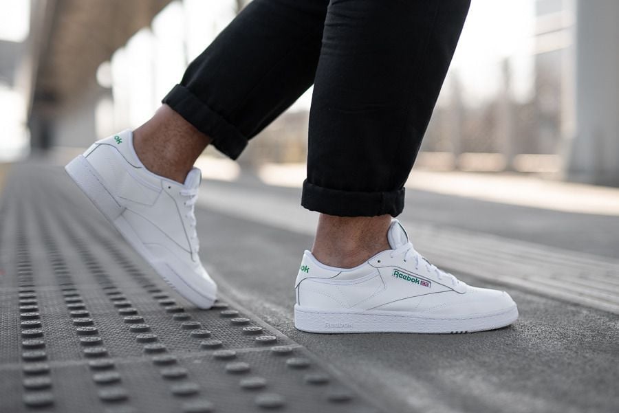  Reebok Club 85 C White Green  AR0456 