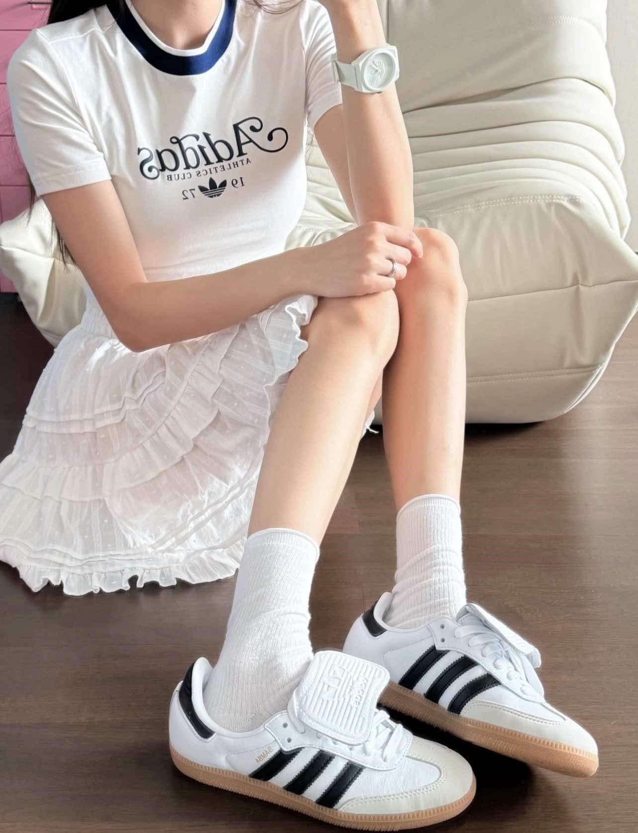  Giày adidas Samba LT White Core Black IG4279 