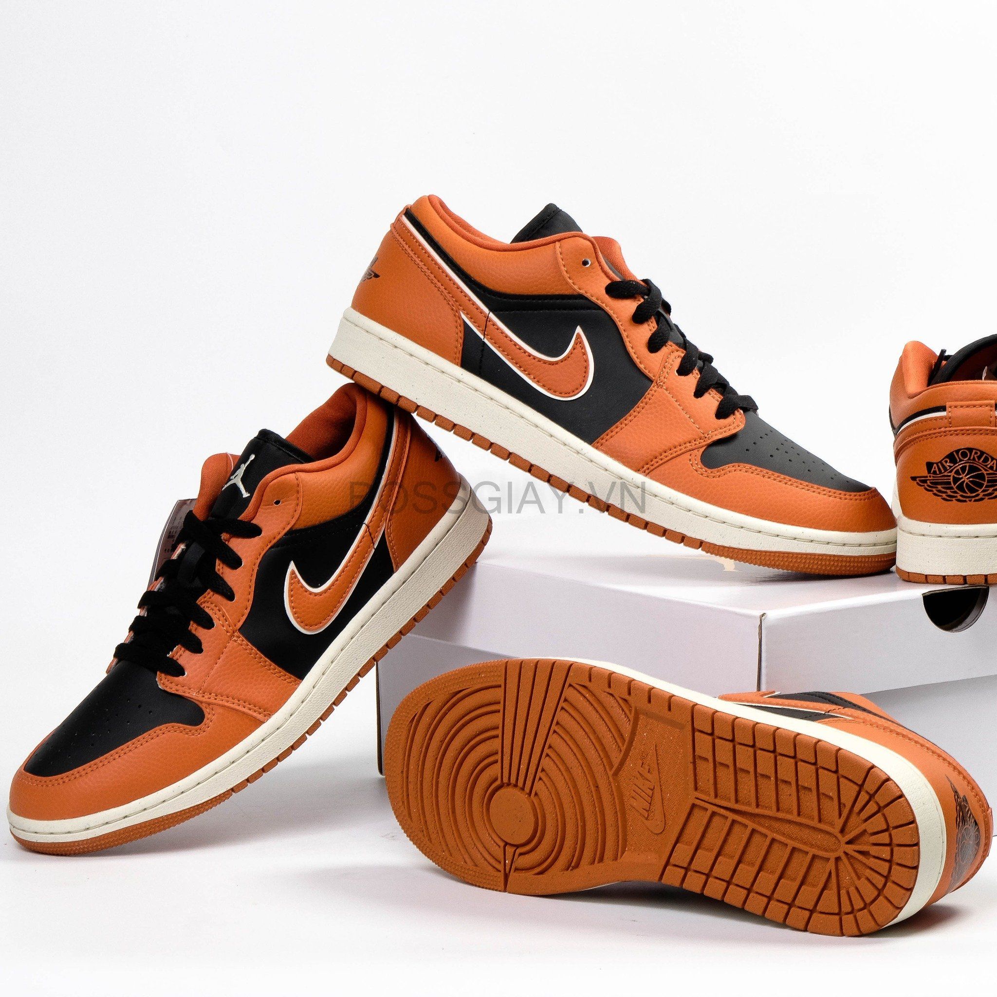  Nike Air Jordan 1 Low Sport Spice Black [ DV1299-800 ] 