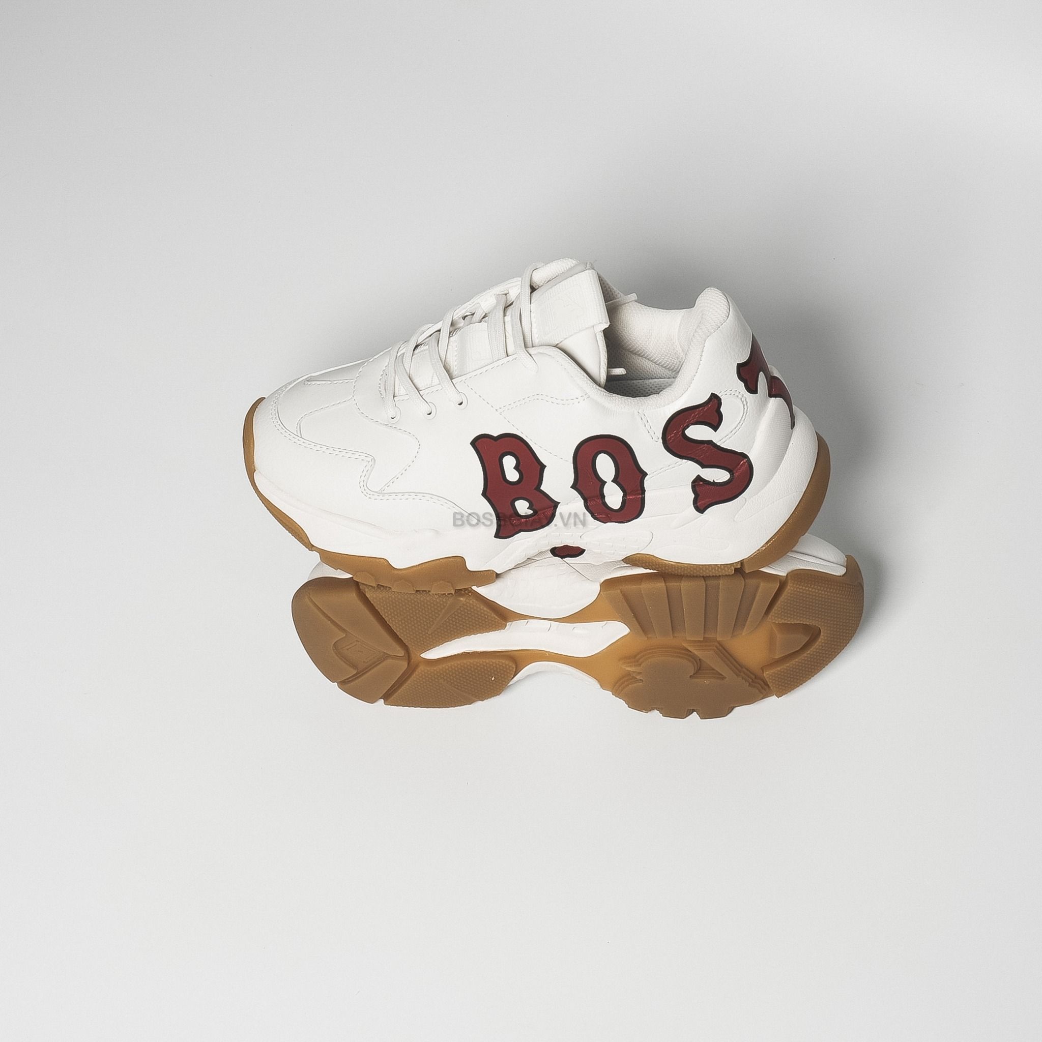 Giày MLB Boston Red Sox Chunky High Cổ Cao Nam Nữ Chuẩn Siêu Cấp