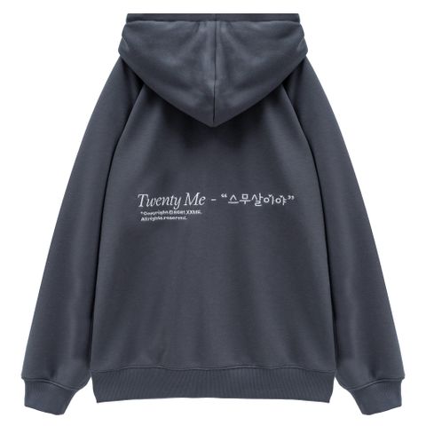  Áo Hoodie Academy Zip Up - Gray 