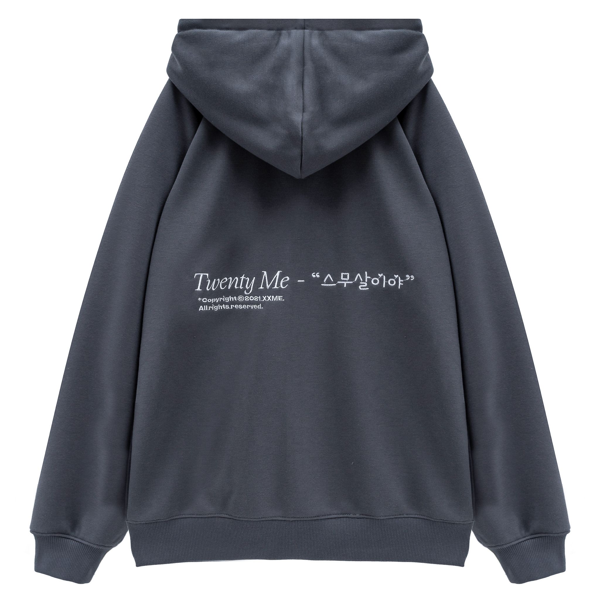  Áo Hoodie Academy Zip Up - Gray 